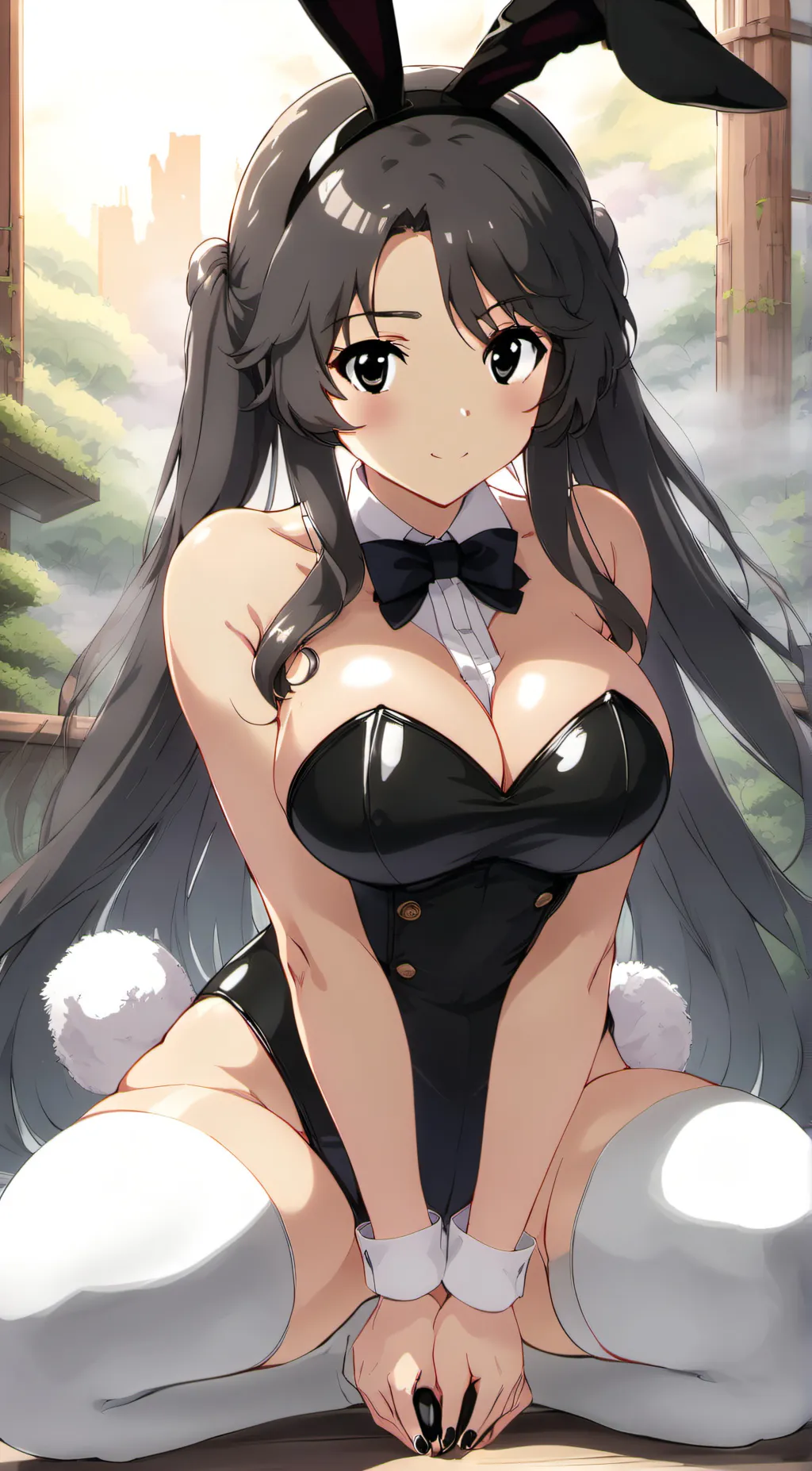 ai character: BunnyX- background