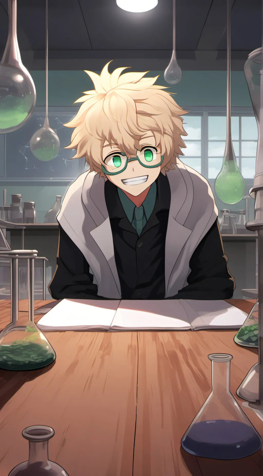 ai character: scientist background