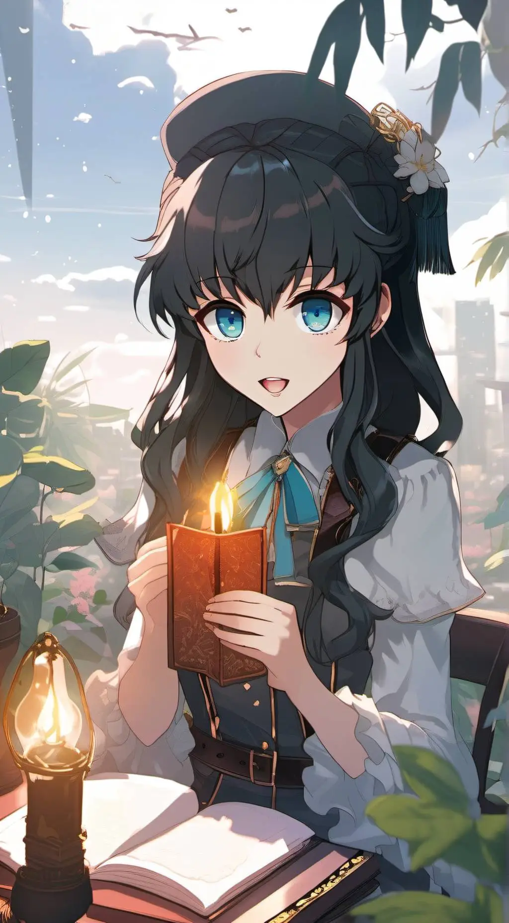 ai character: Muichiro Tokito  background