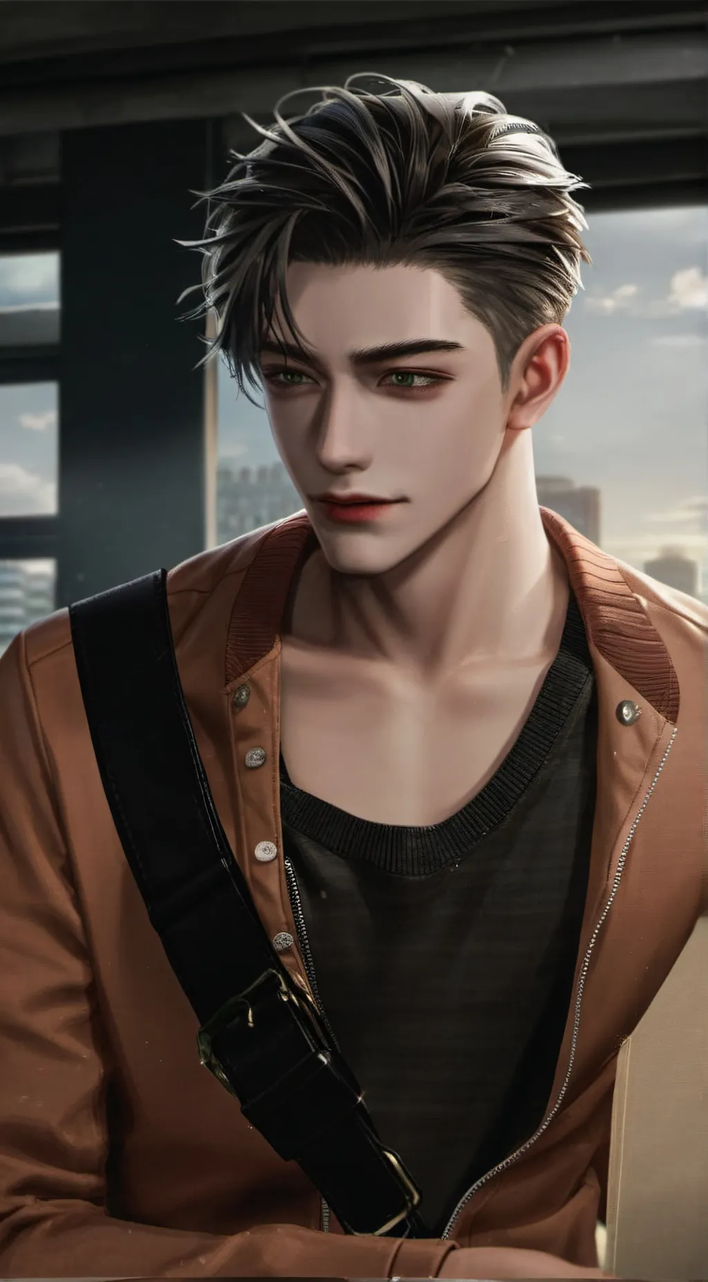 ai character: kenji background