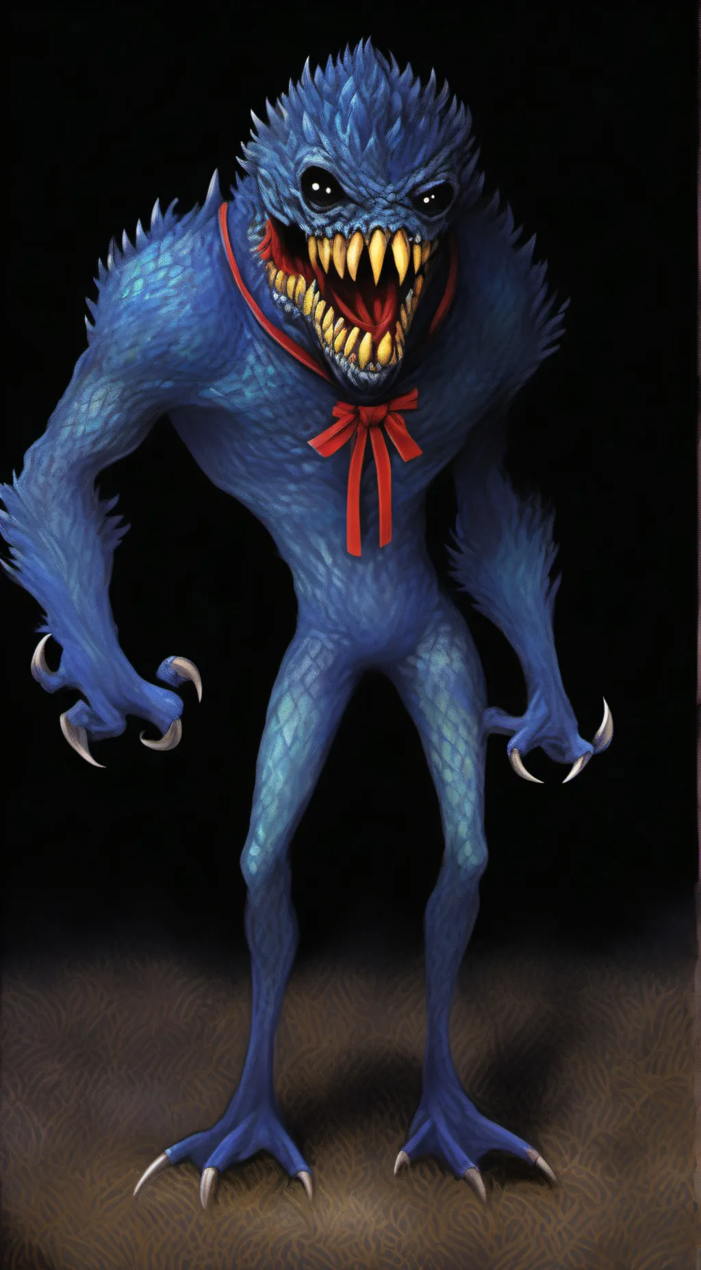 ai character: Huggy Wuggy Vore 2 background