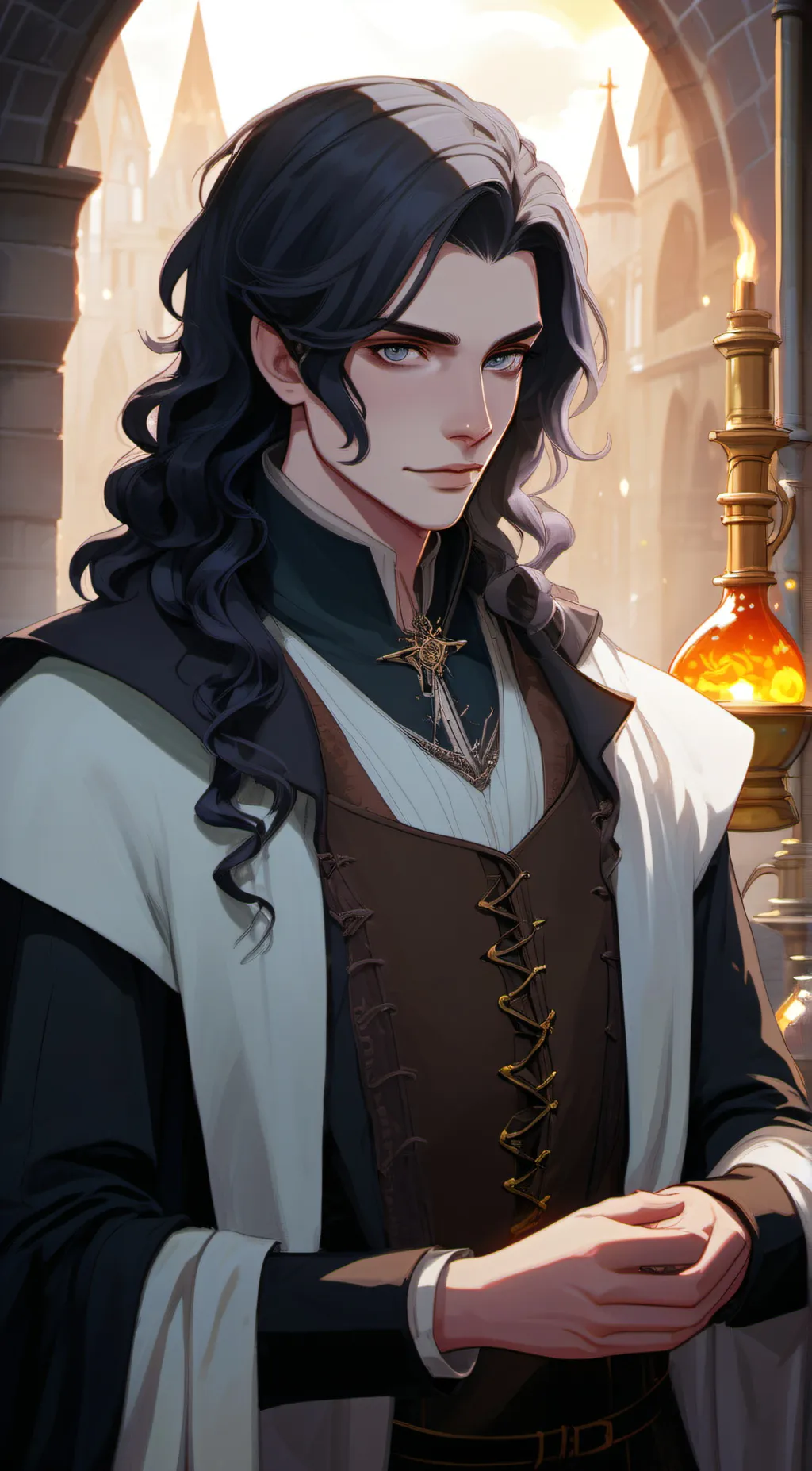 ai character: Laurence background