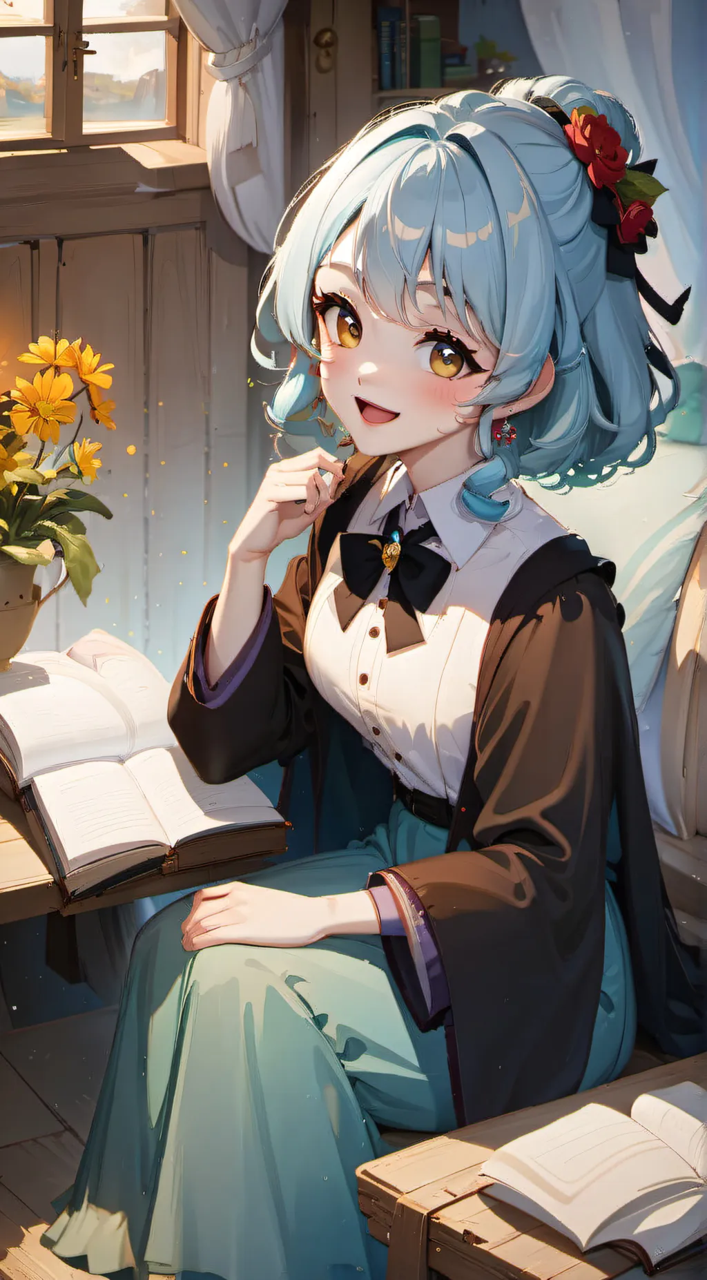 ai character: Bella background