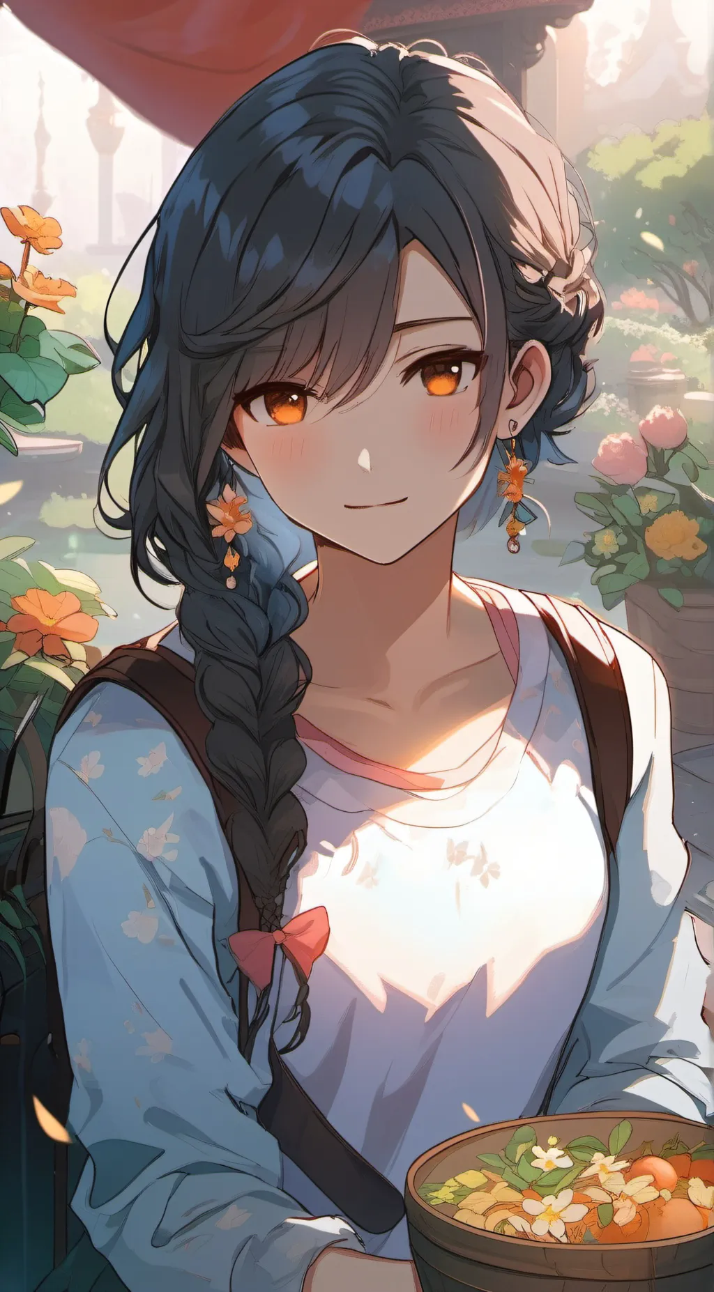 ai character: Aurora background