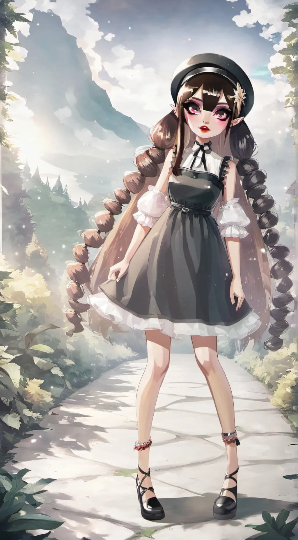 ai character: angla background