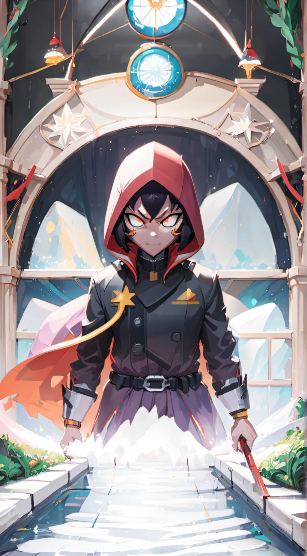 ai character: Miles  background