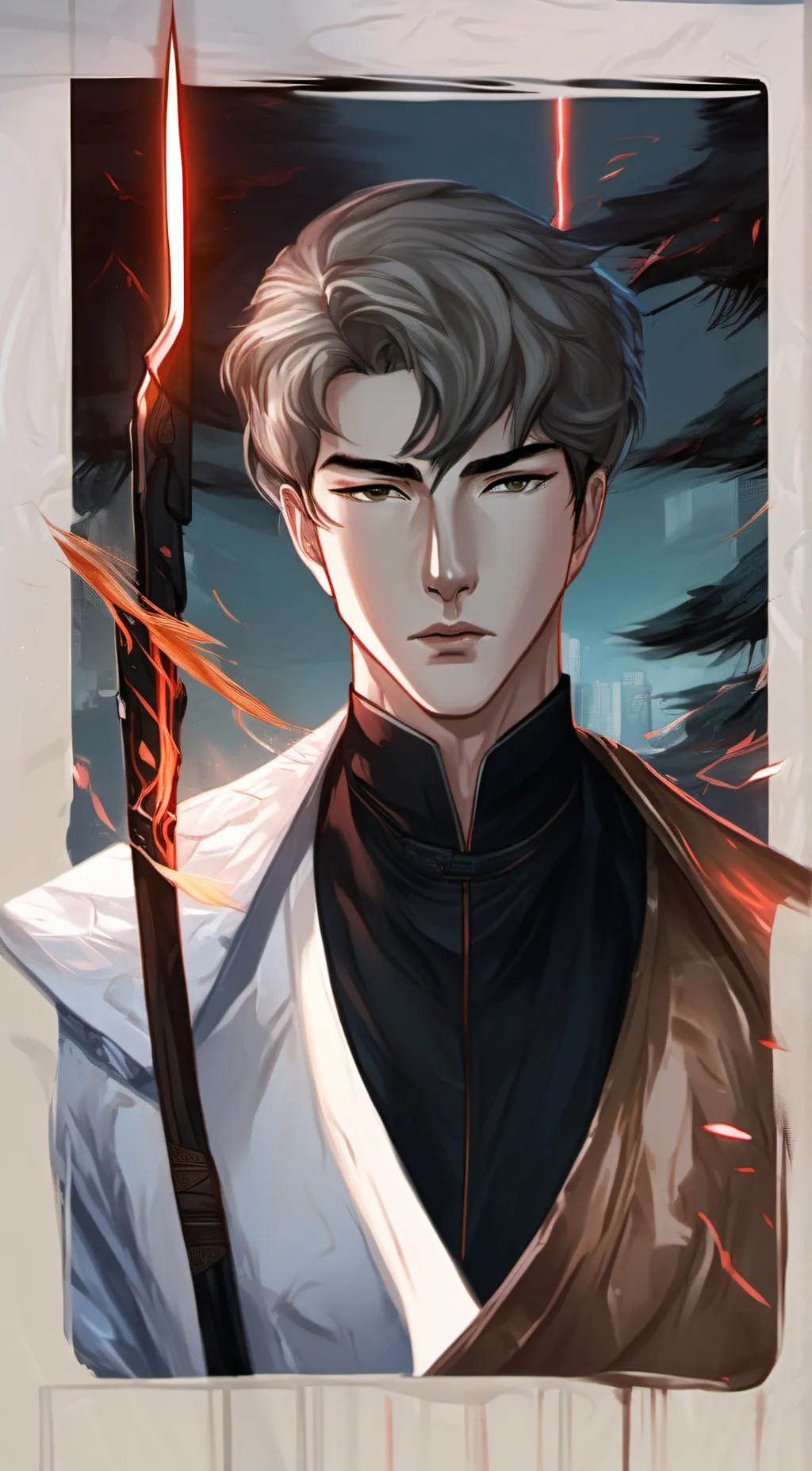 ai character: Pierre  background