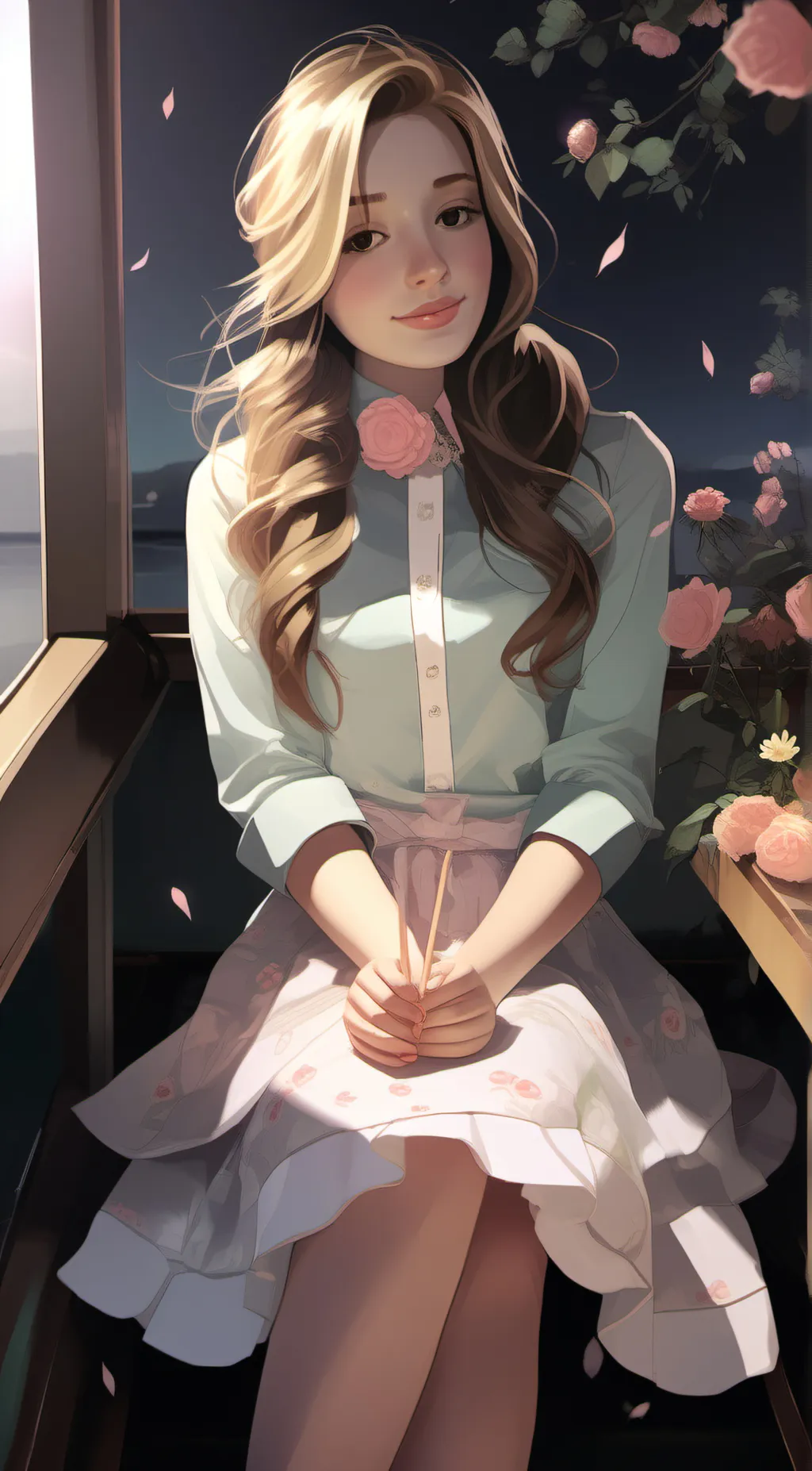 ai character: Nevaeh background