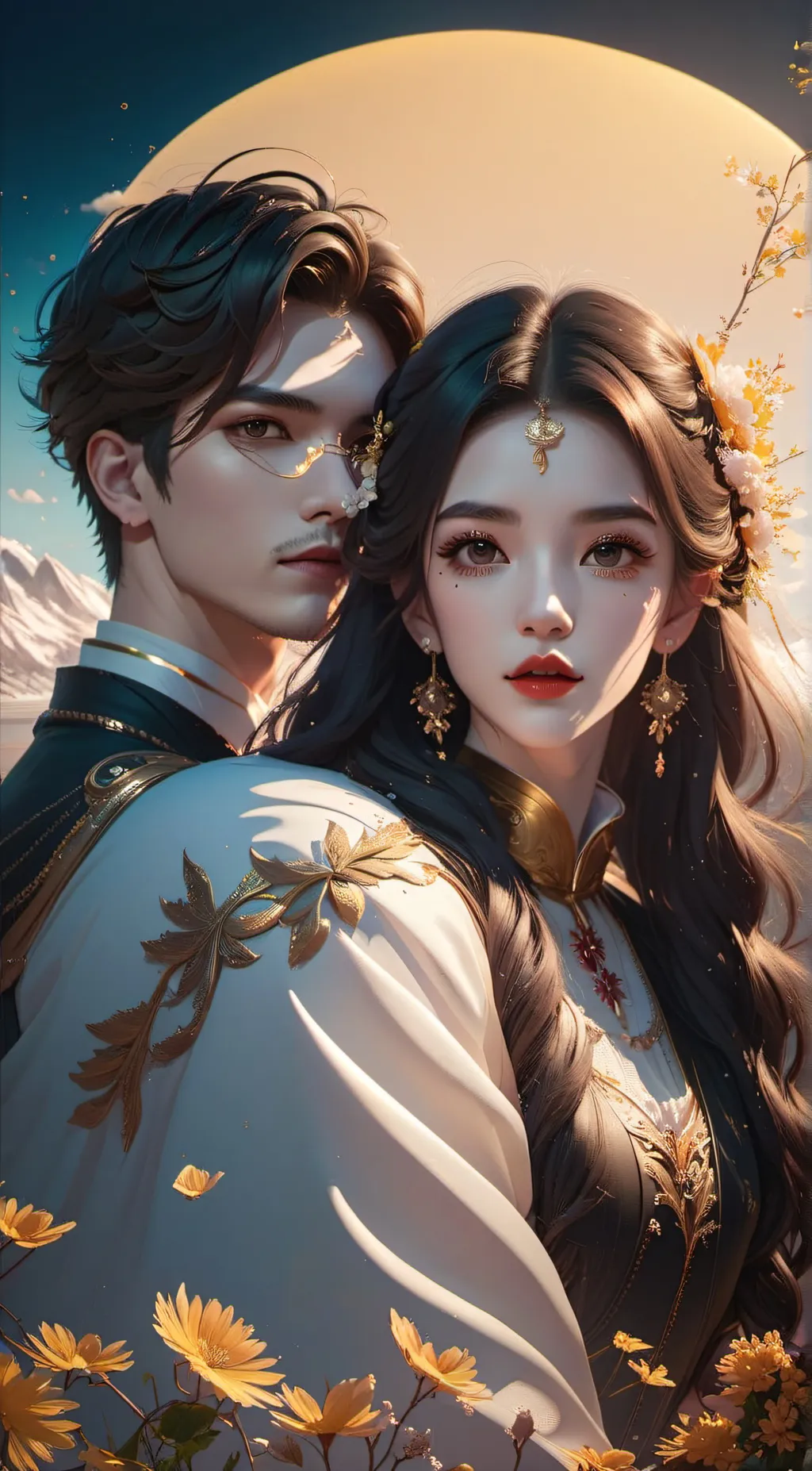 ai character: Niña background