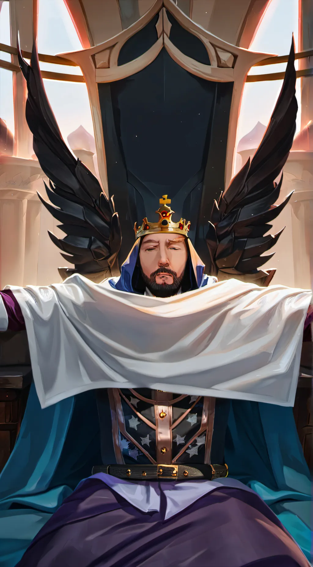 ai character: kinger  background