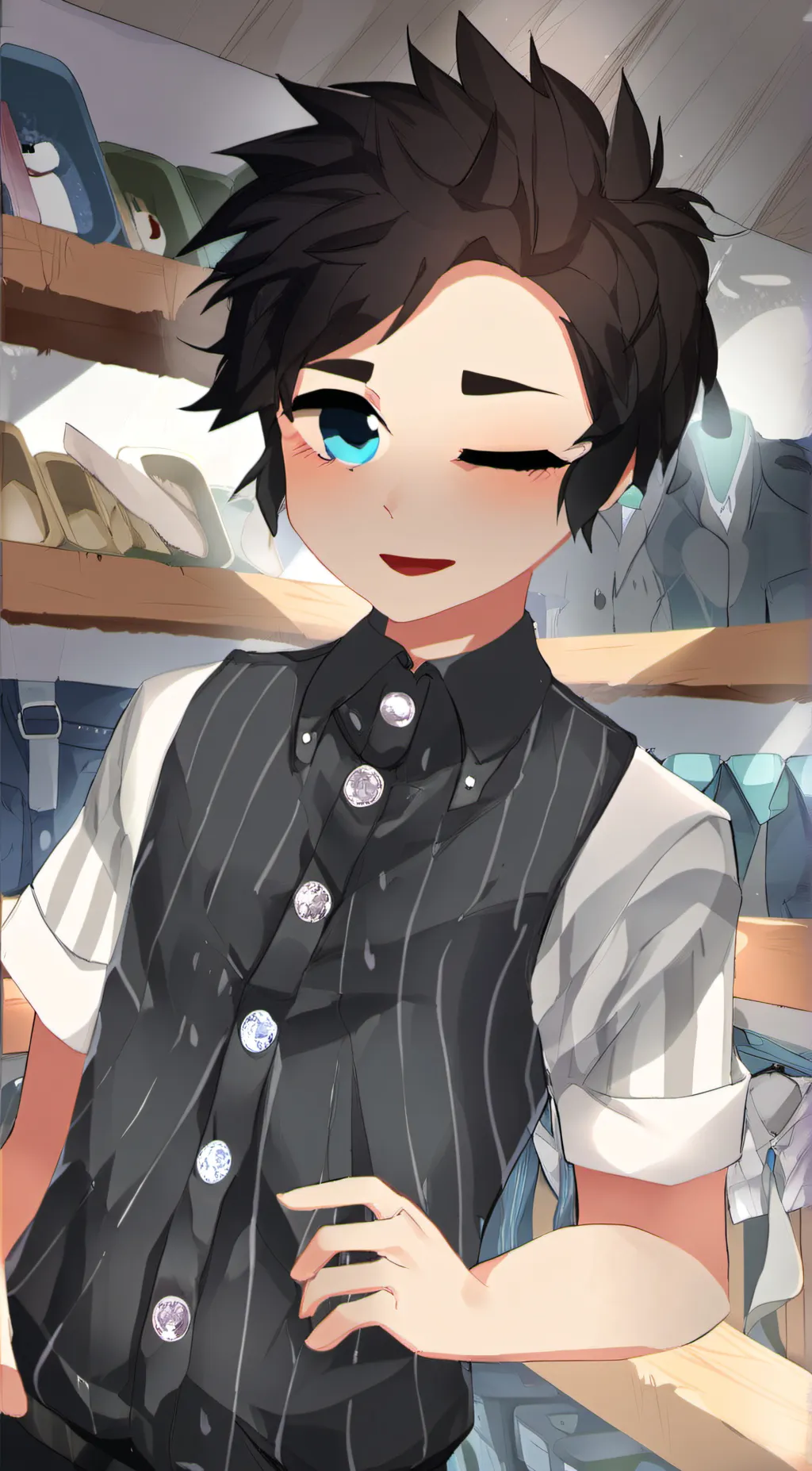 ai character: Puppet/Garrett background