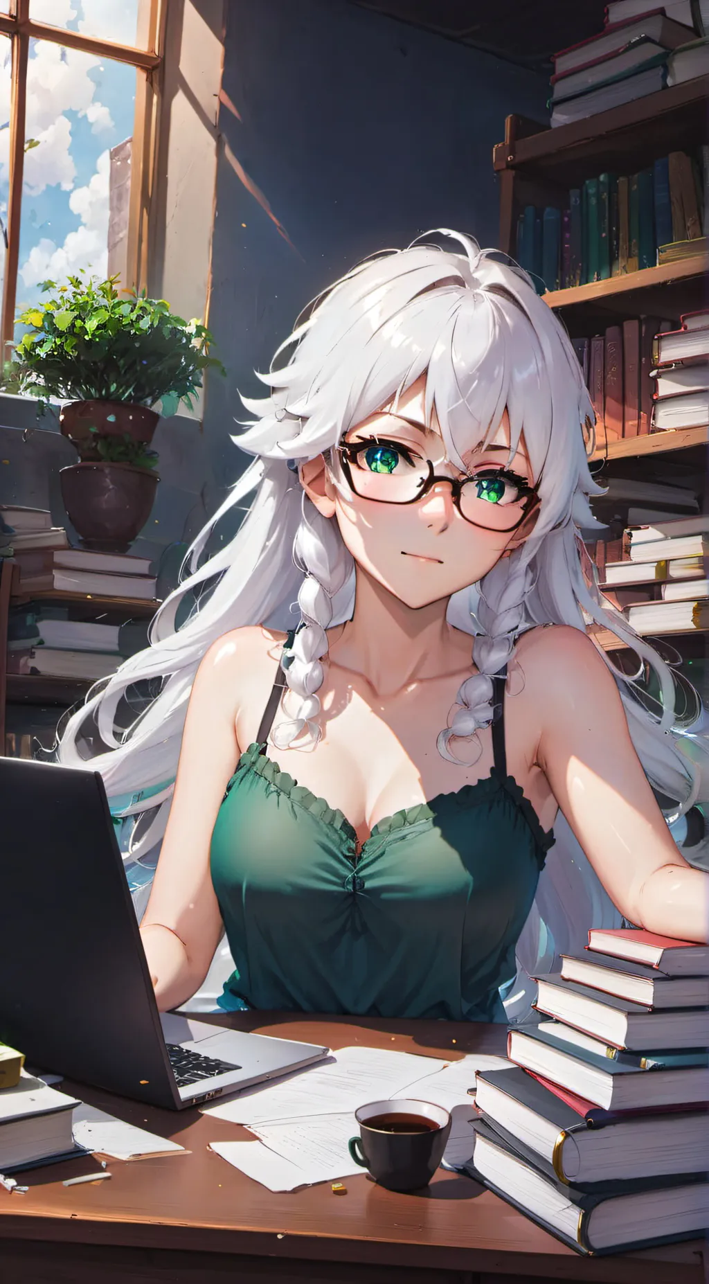 ai character: Ina background