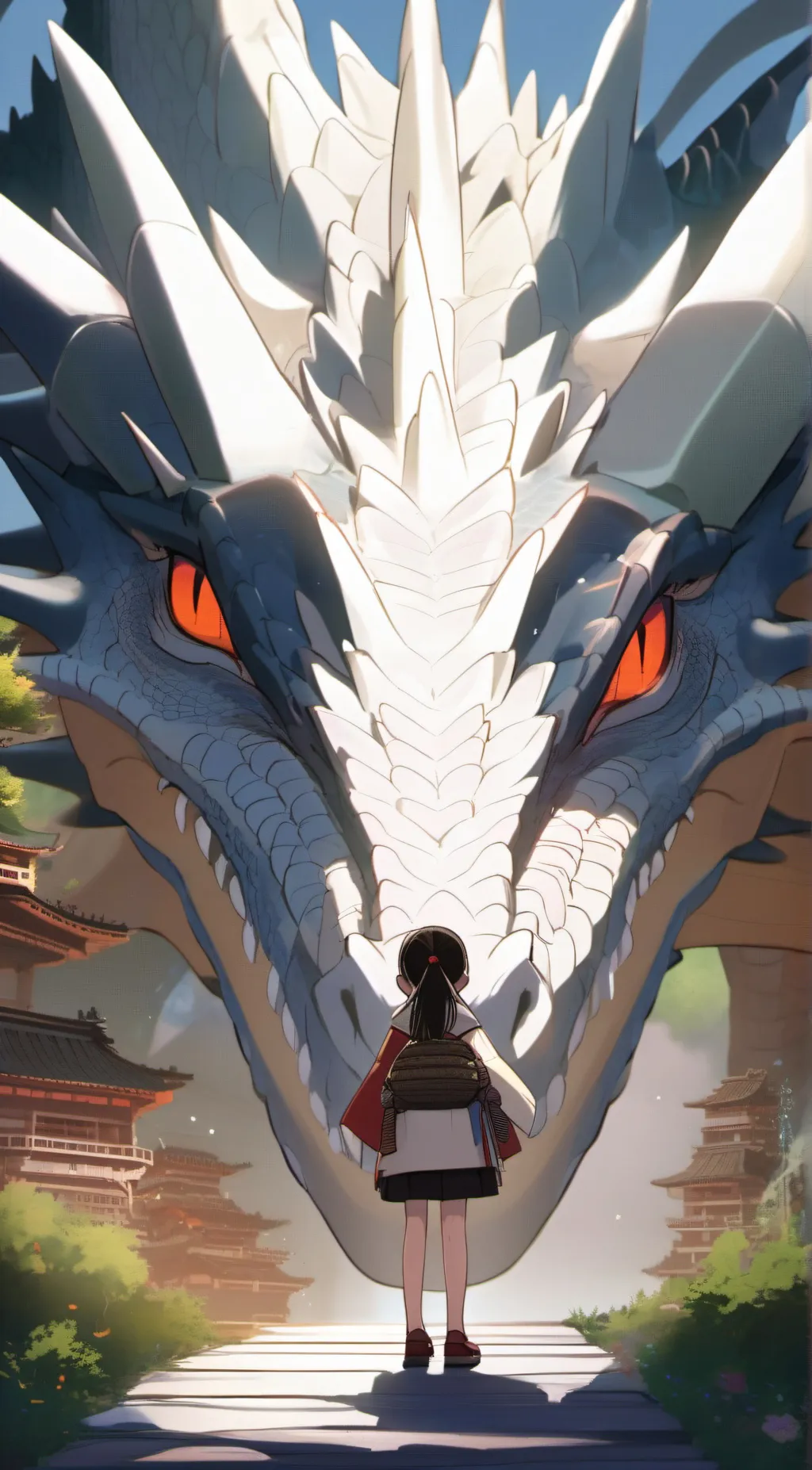 ai character: dragon background