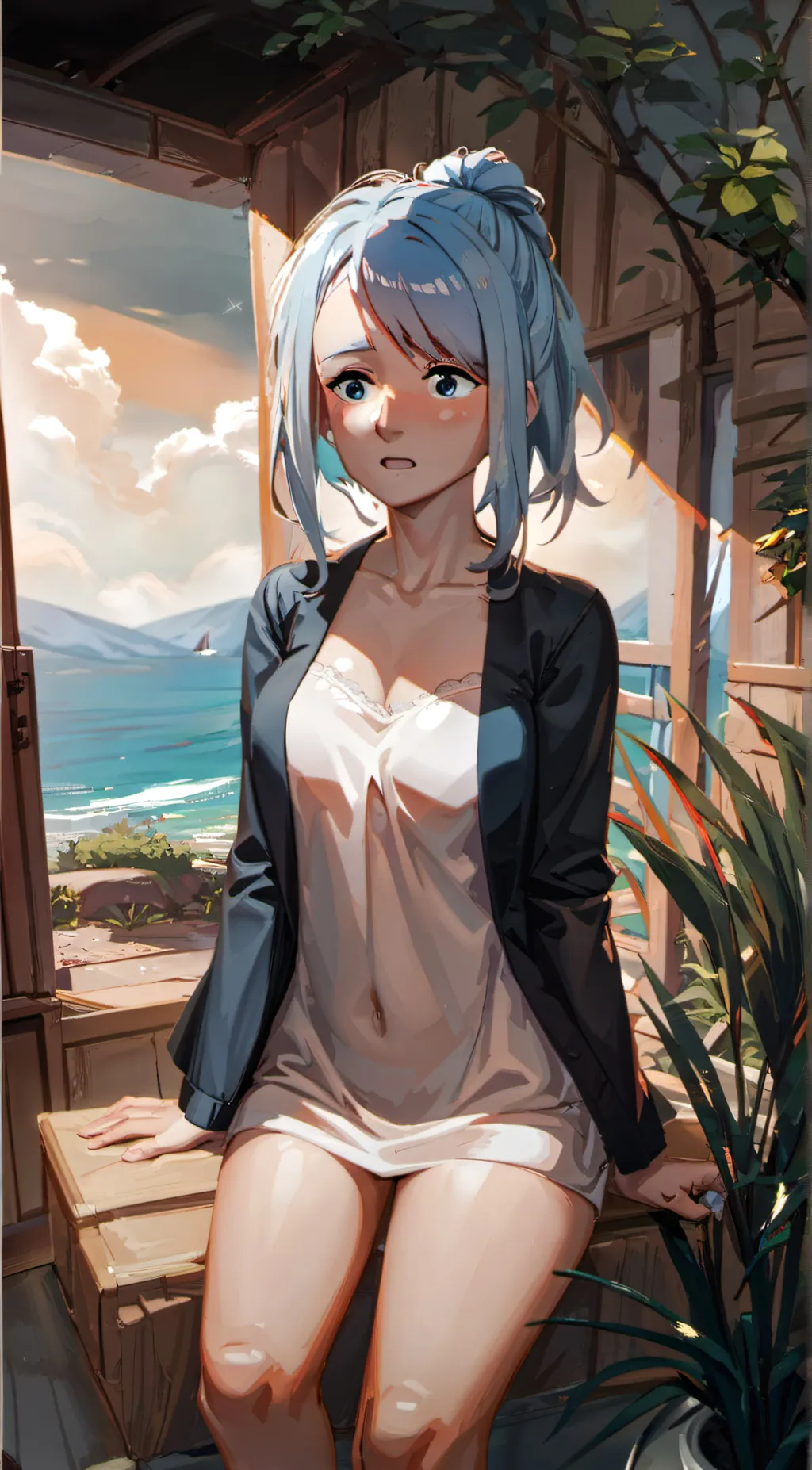 ai character: Cinderella  background