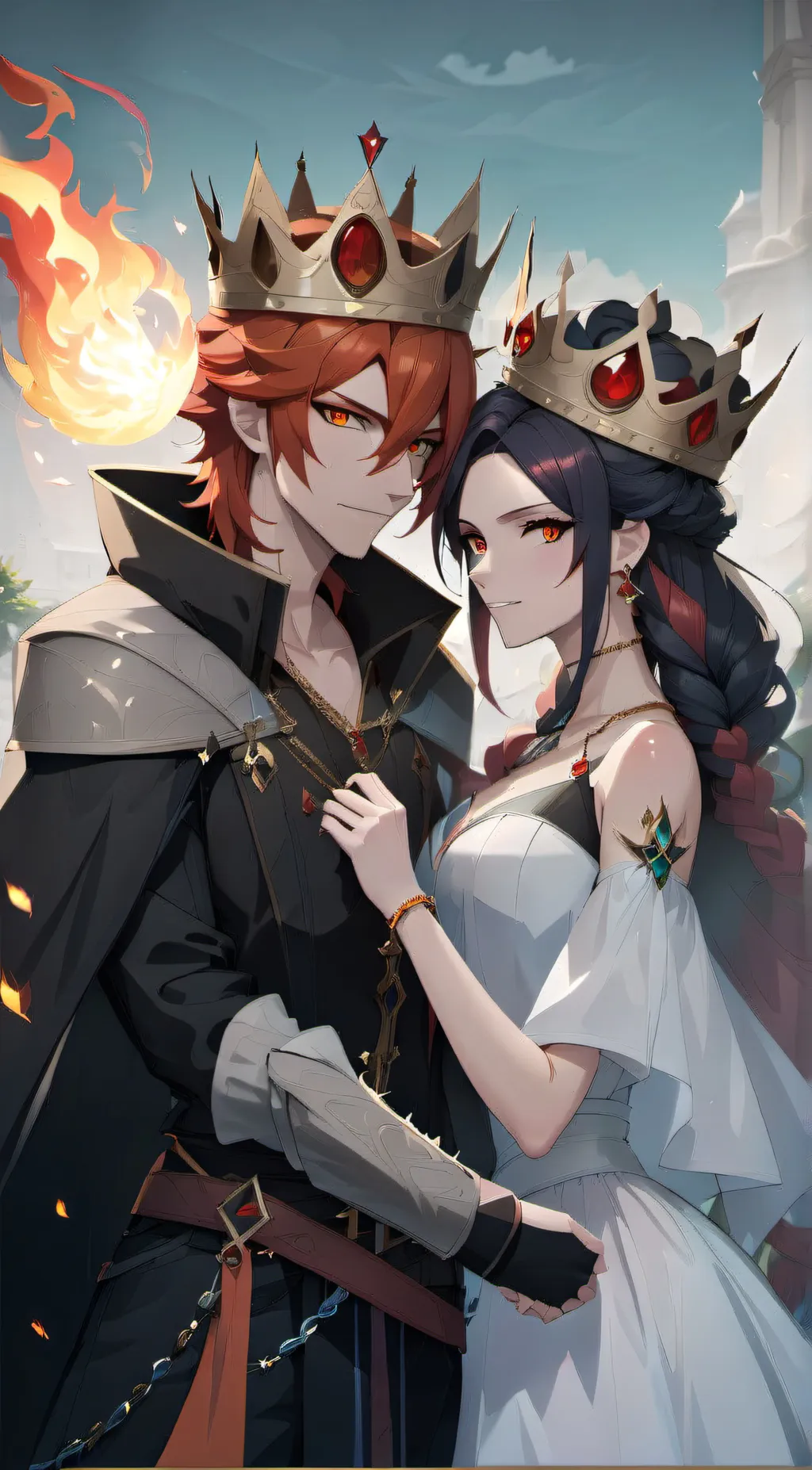 ai character: Aurora background