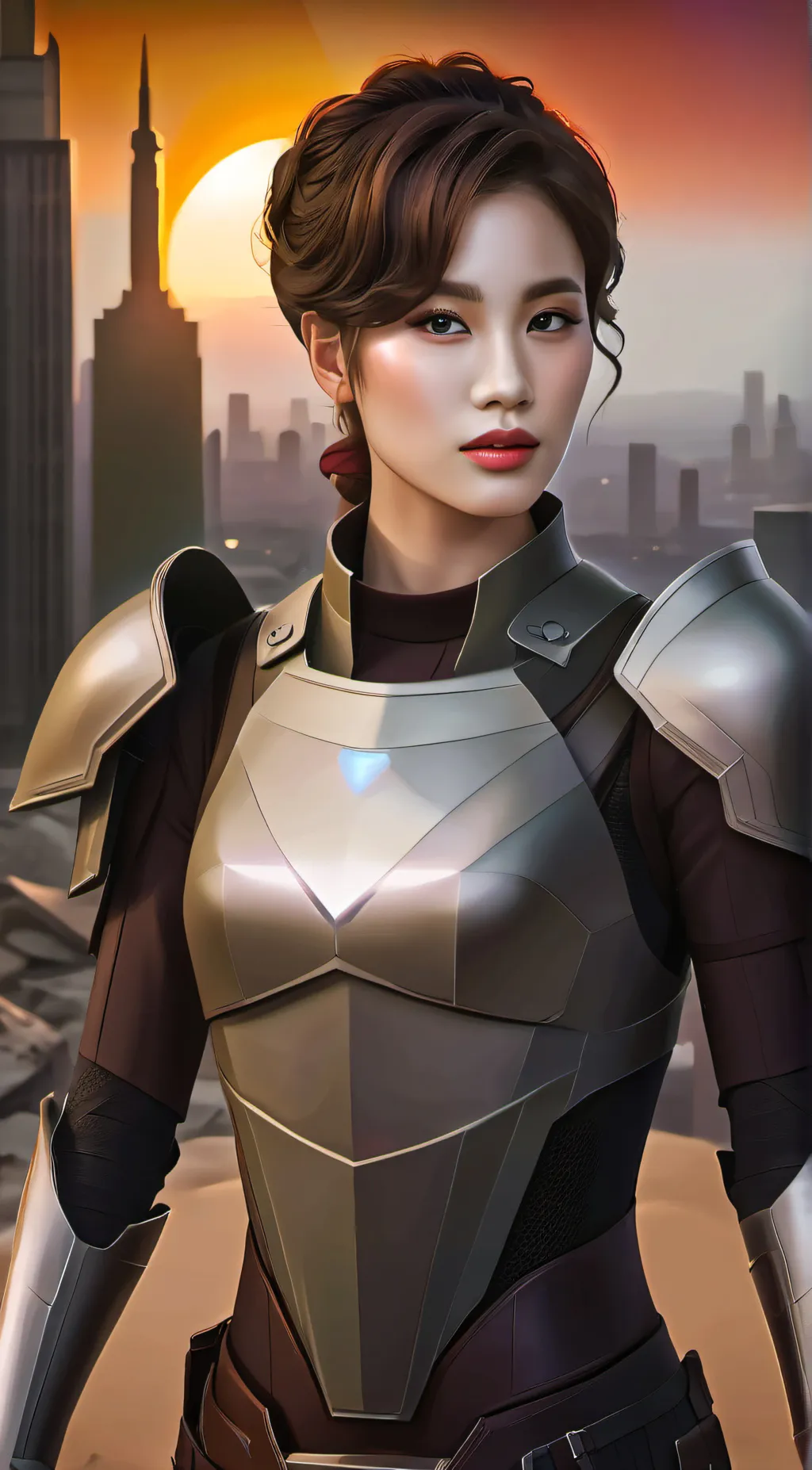 ai character: Aria background