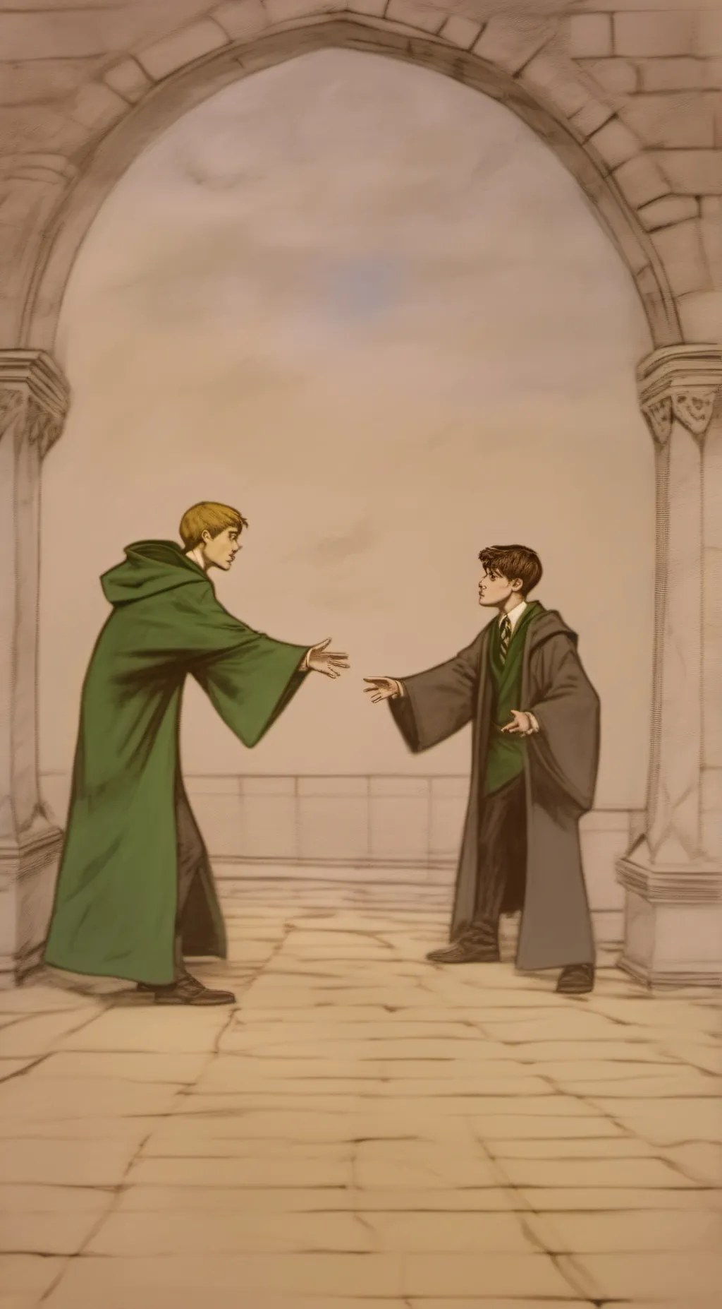 ai character: Regulus  Black background