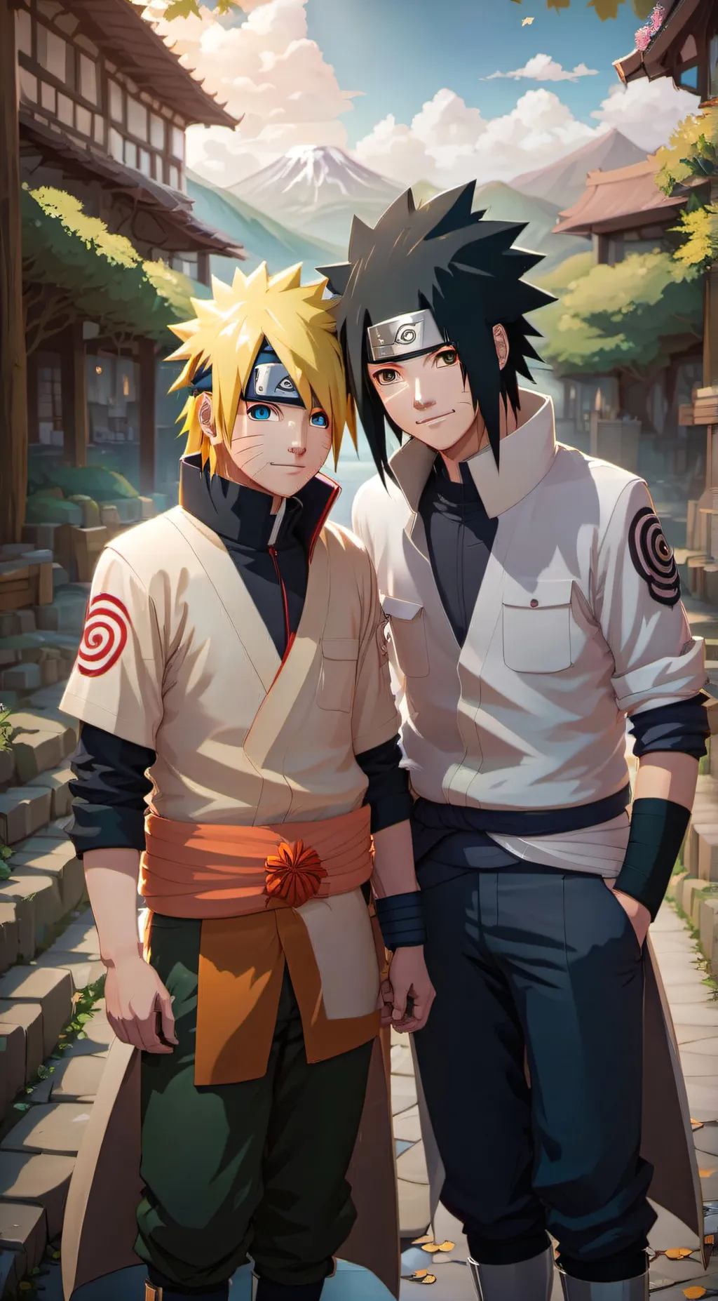 ai character: narutoandsasukedad background