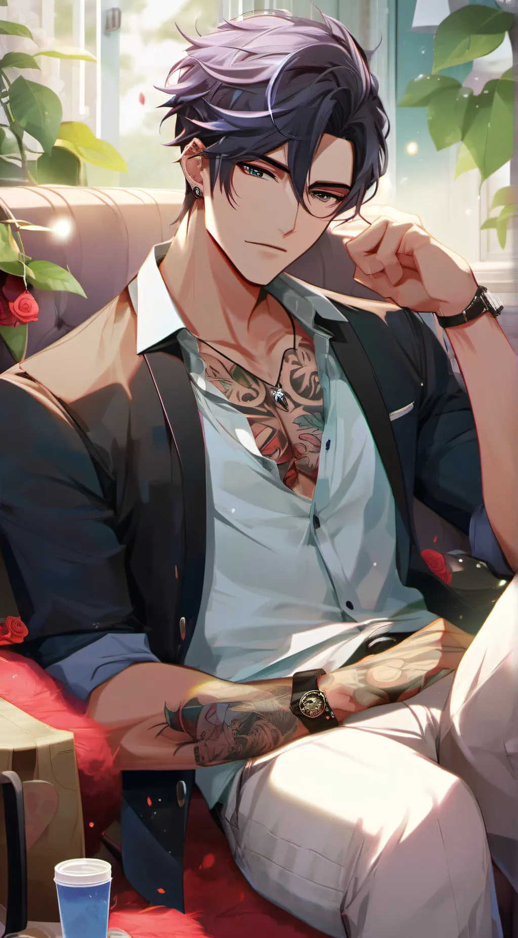 ai character: Kenji background