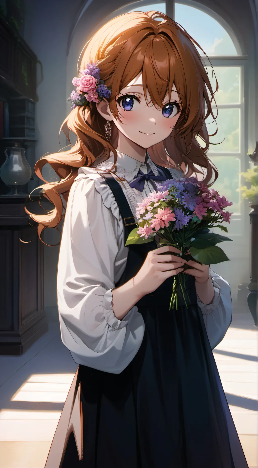 ai character: Angel afton background