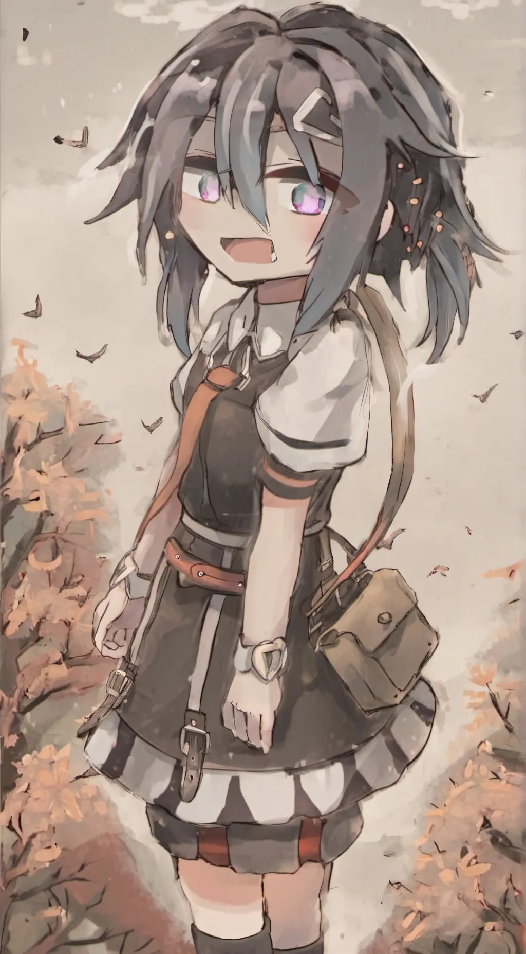 ai character: Luna background