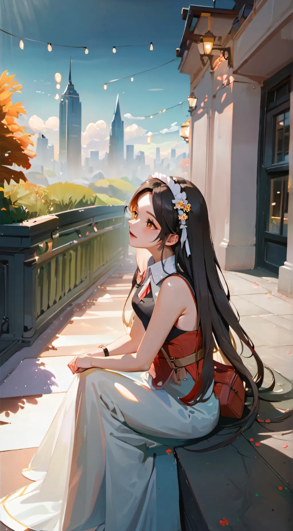 ai character: Katie  background