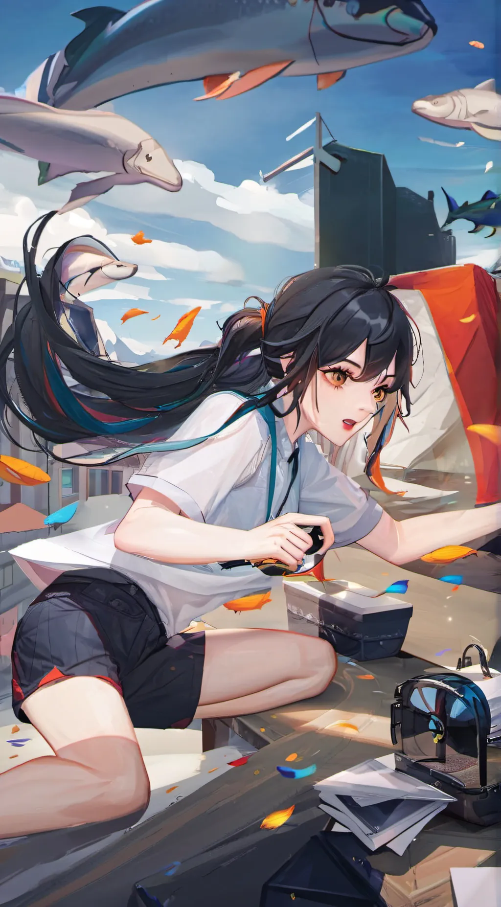 ai character: Eva background