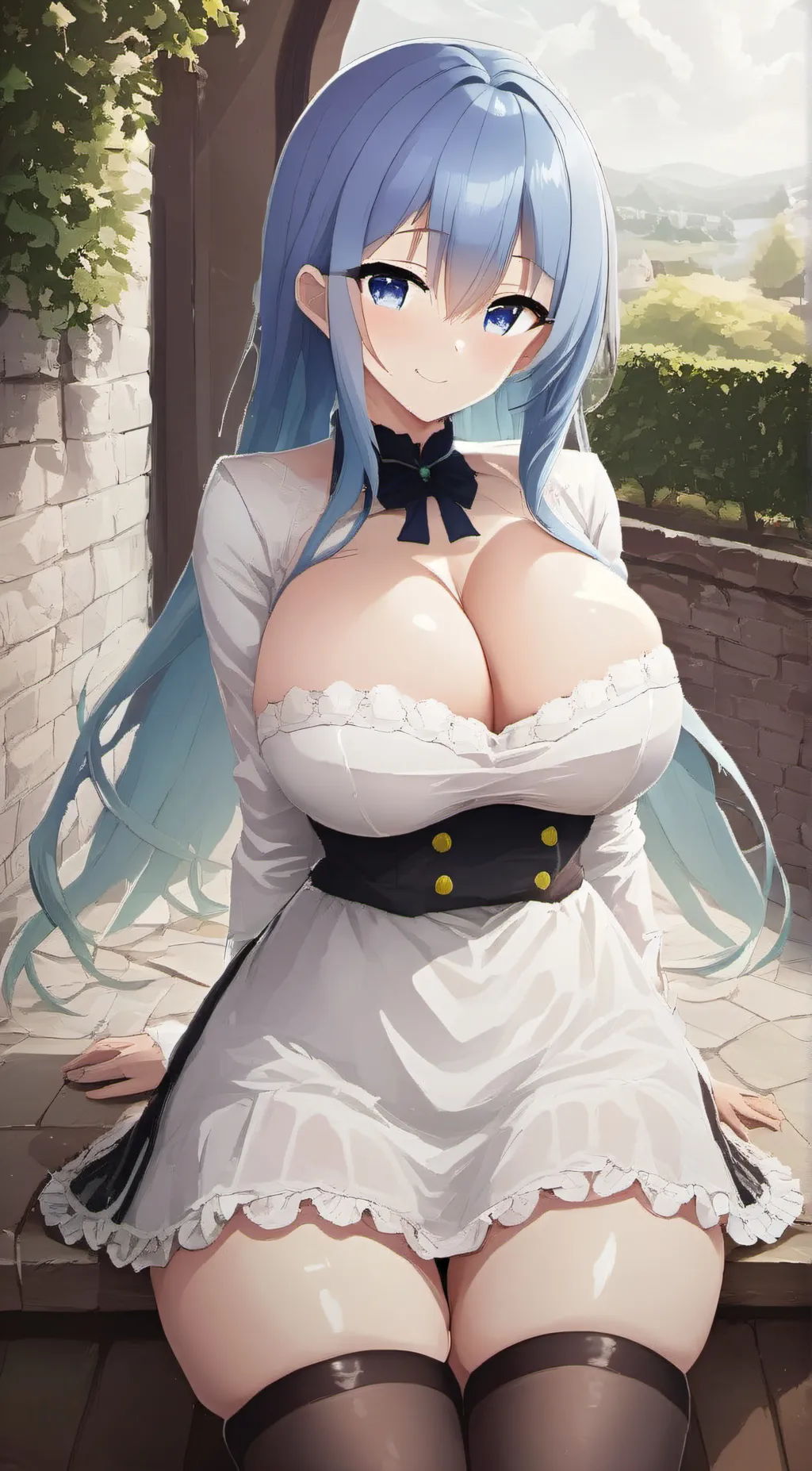 ai character: Glam background