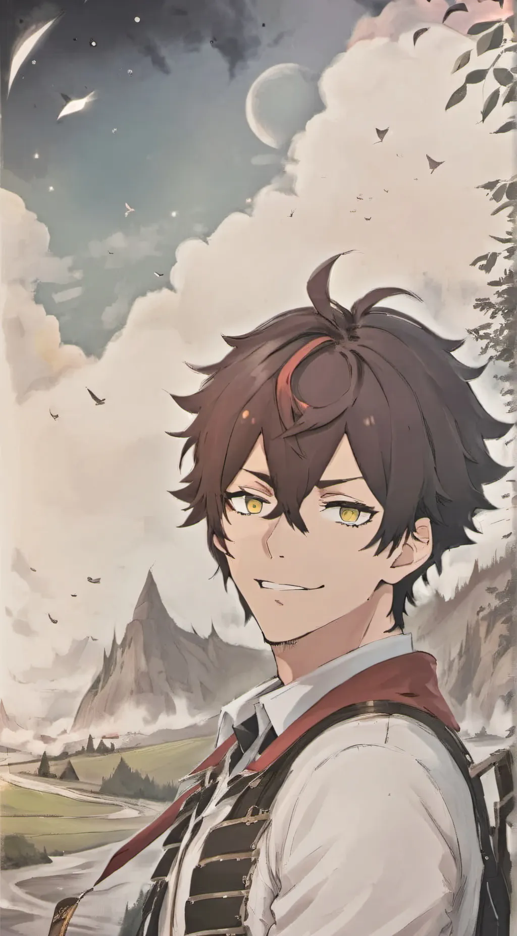 ai character: Tendo Satori background