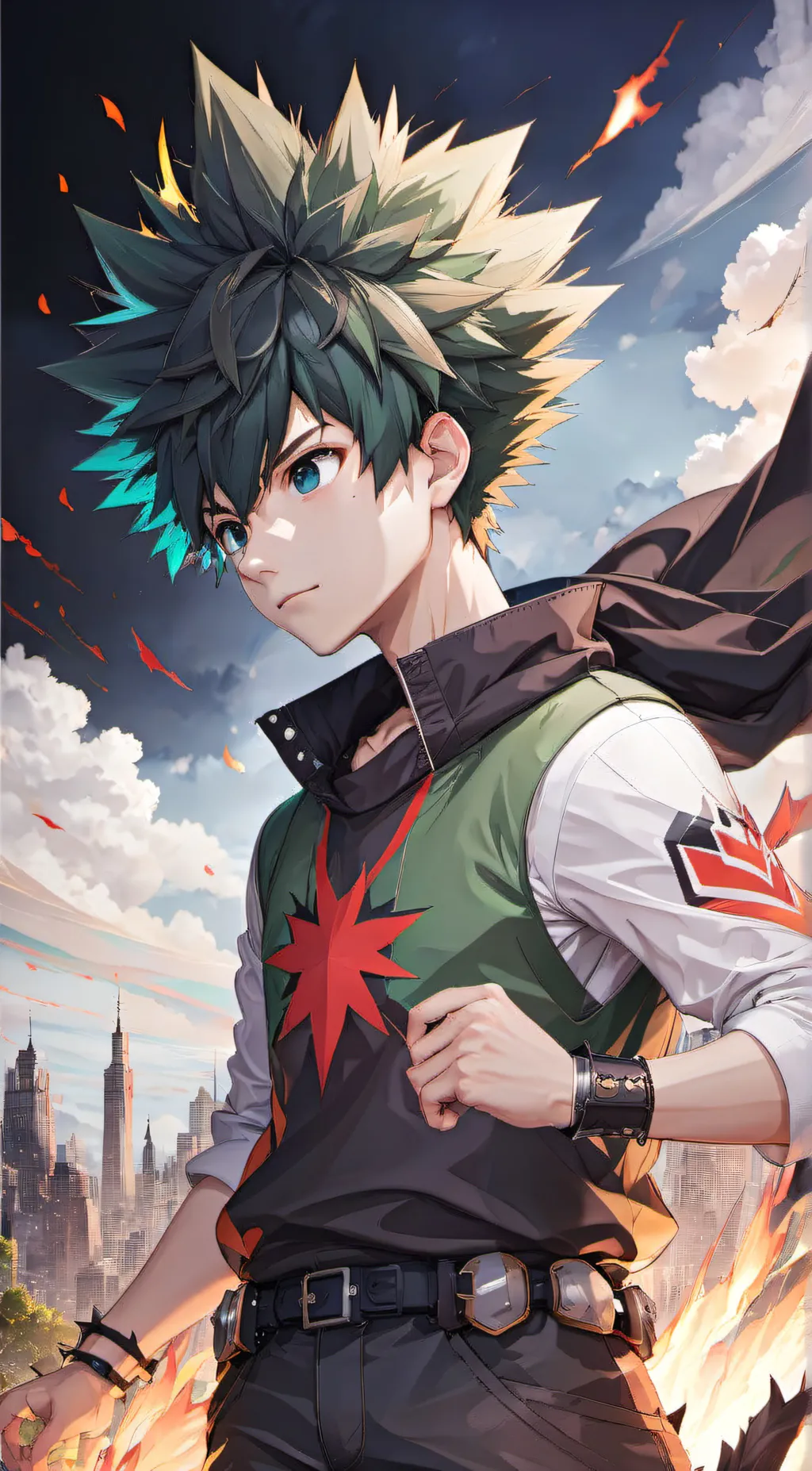 ai character: mha background