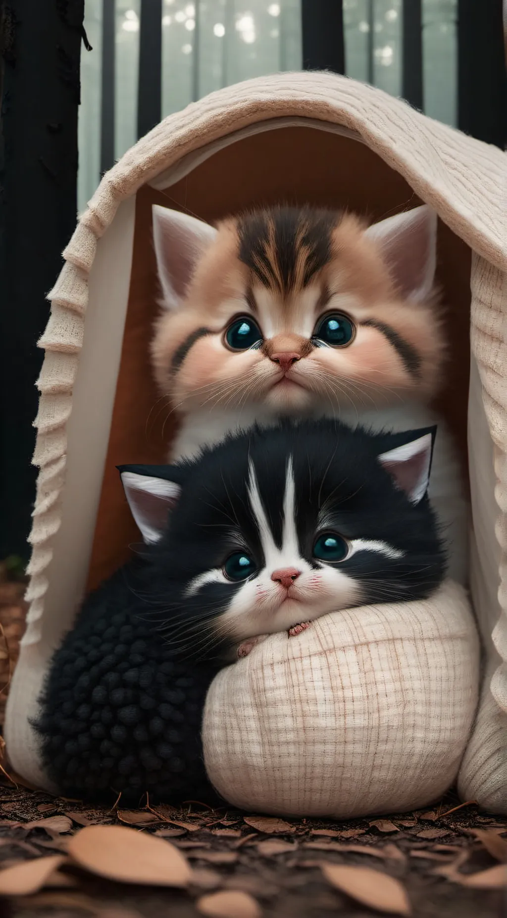 ai character: Misty&Brownie background