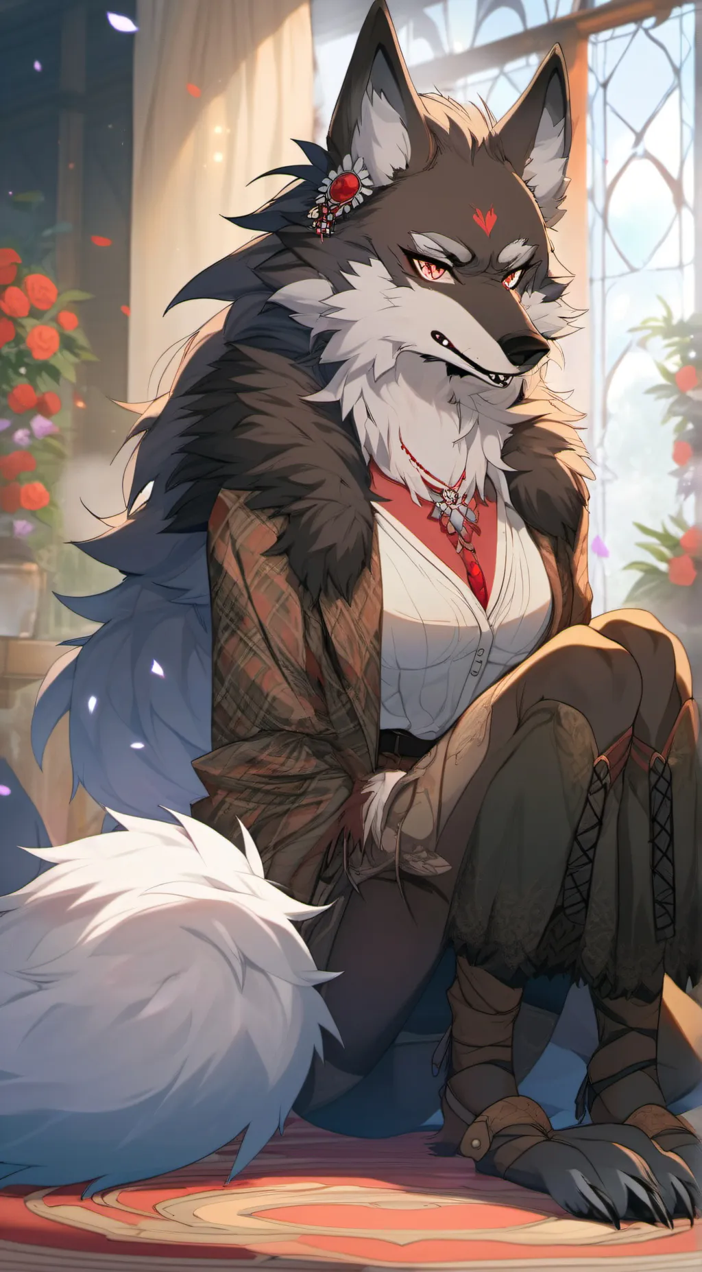 ai character: Werewolf background