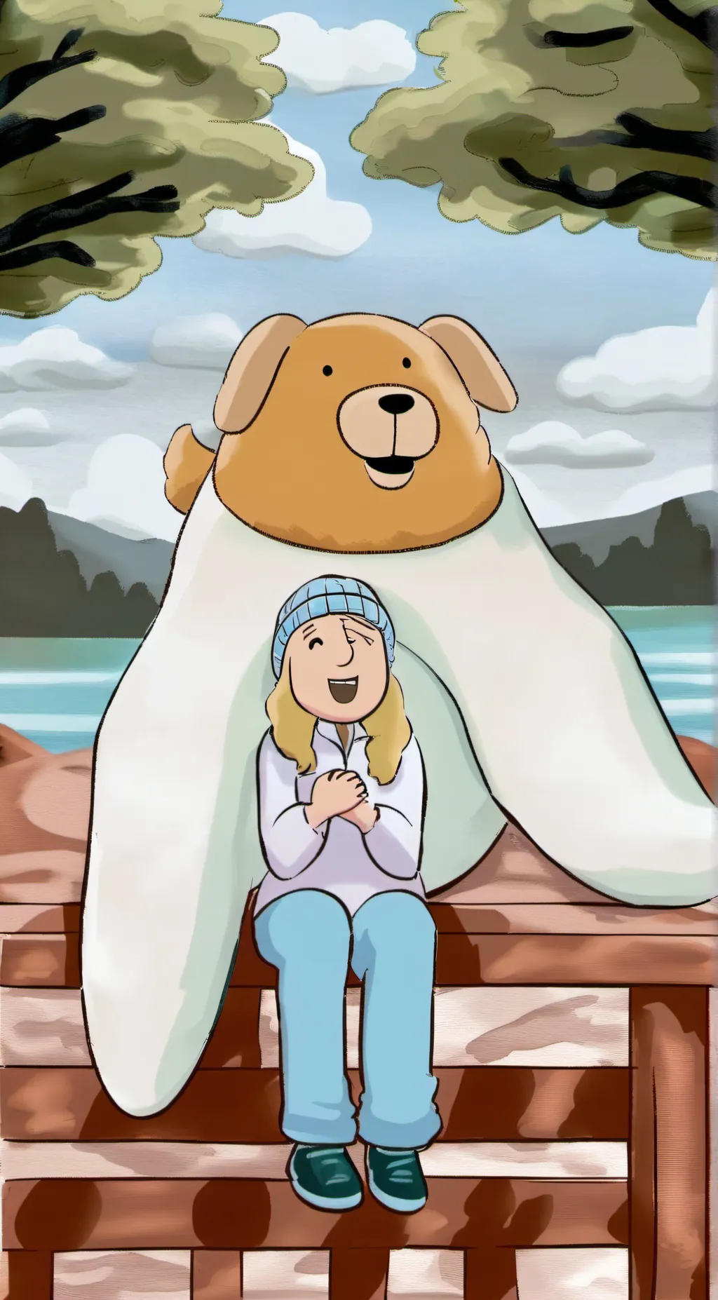 ai character: Tulip background