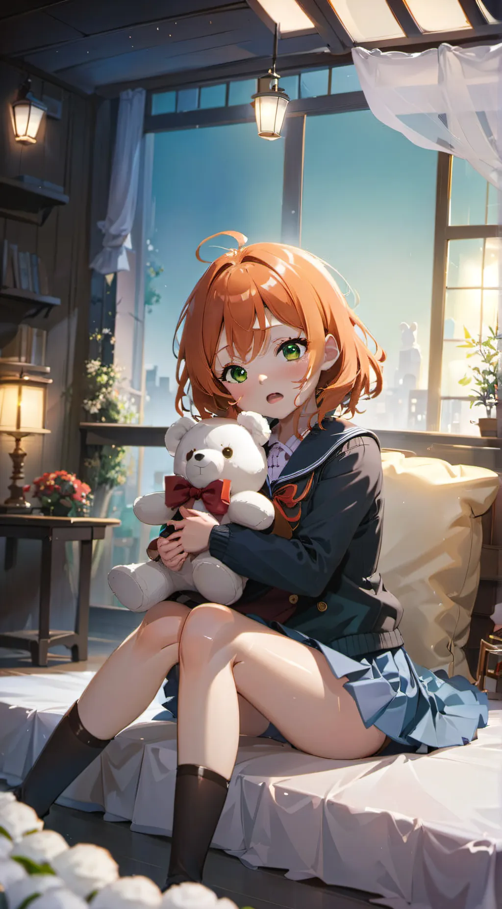 ai character: Elizabeth Afton  background