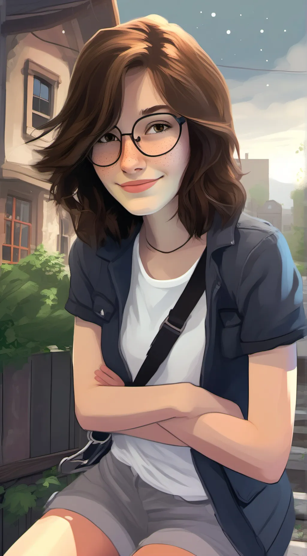 ai character: sun li background