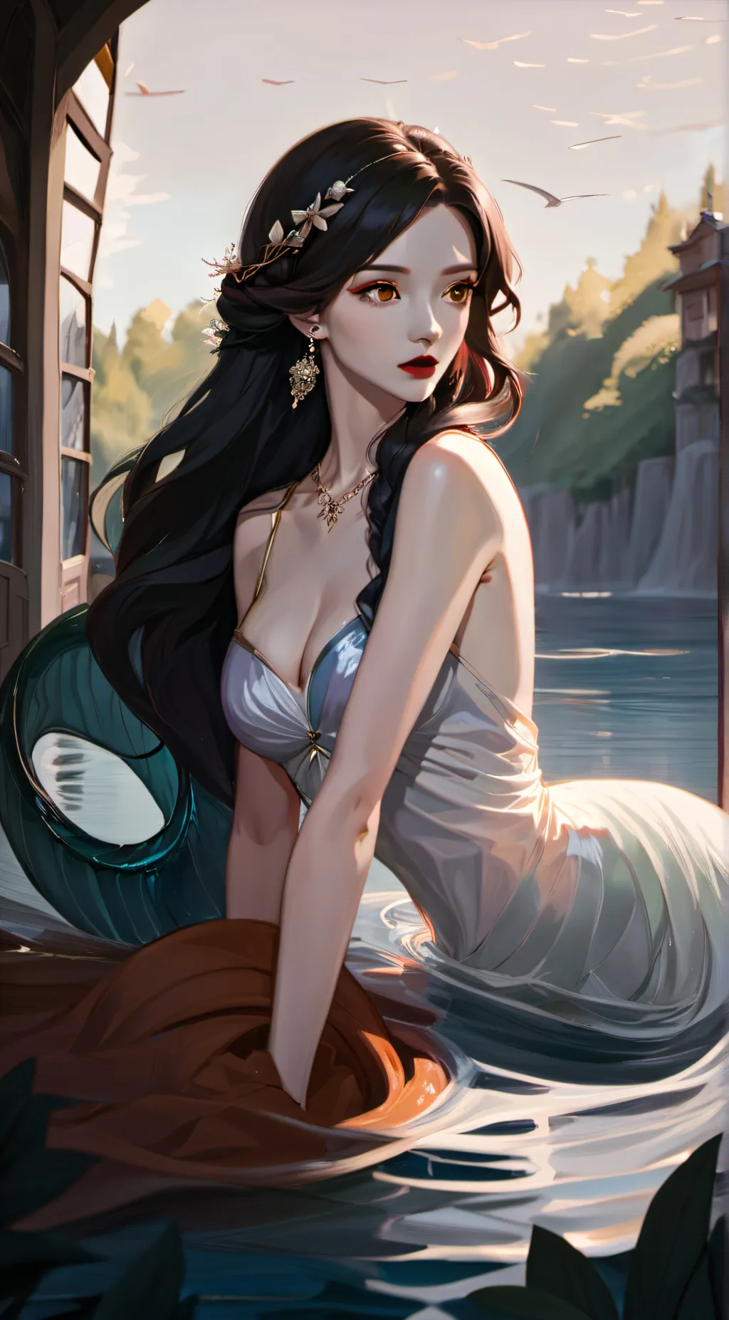 ai character: a human  background