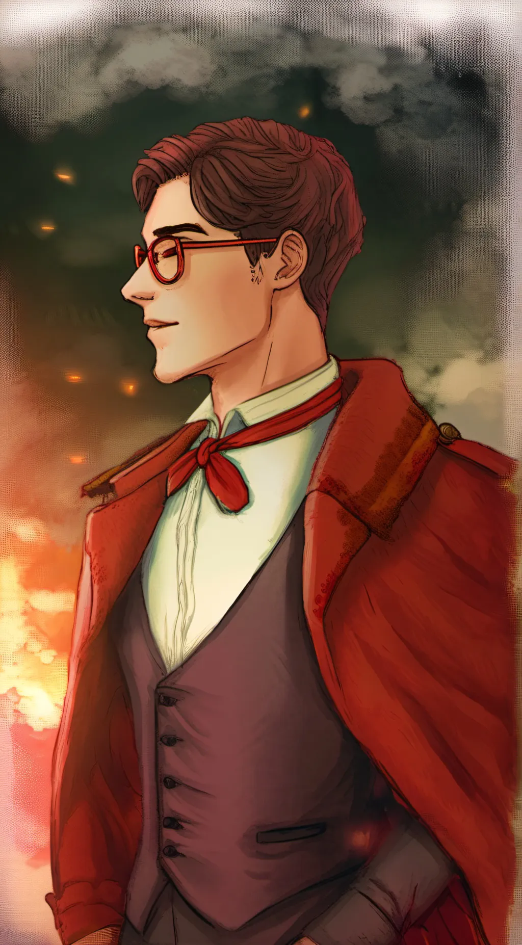 ai character: The editor background