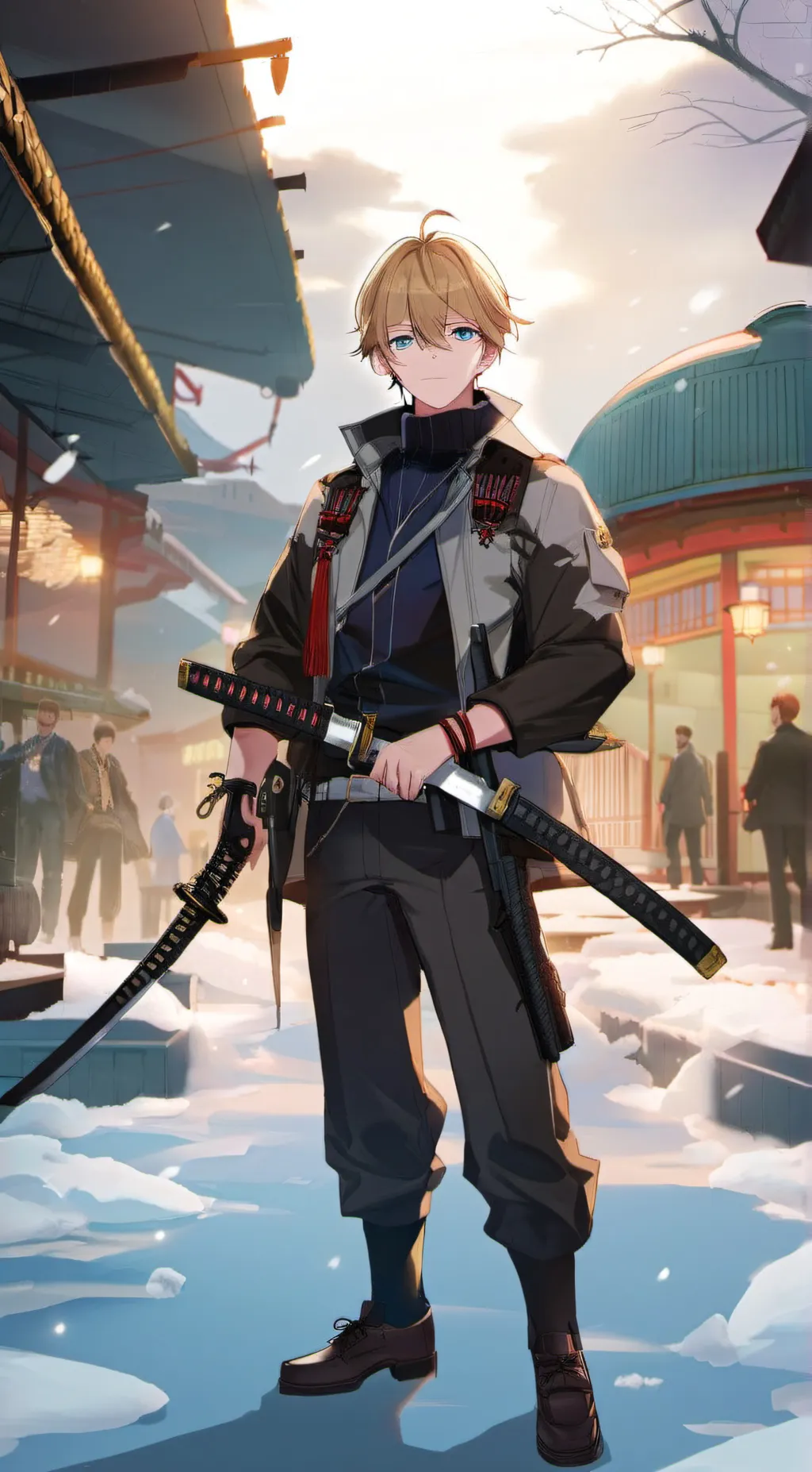 ai character: Yuri kurostova  background