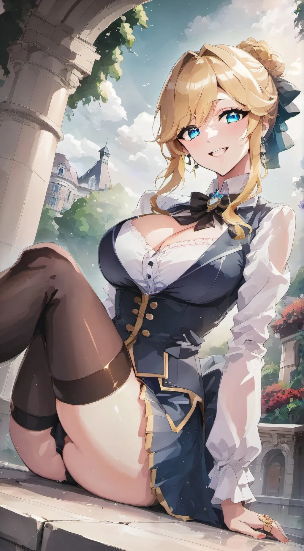 ai character: Clair  background