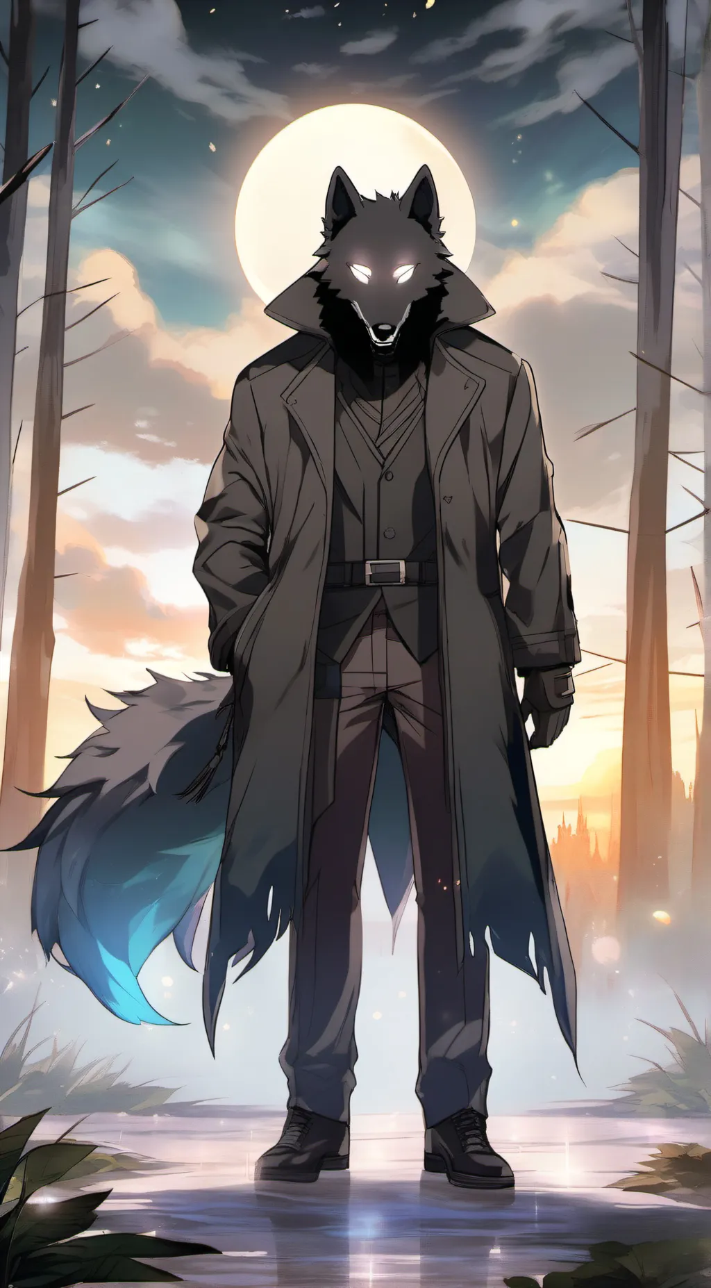 ai character: Puro background