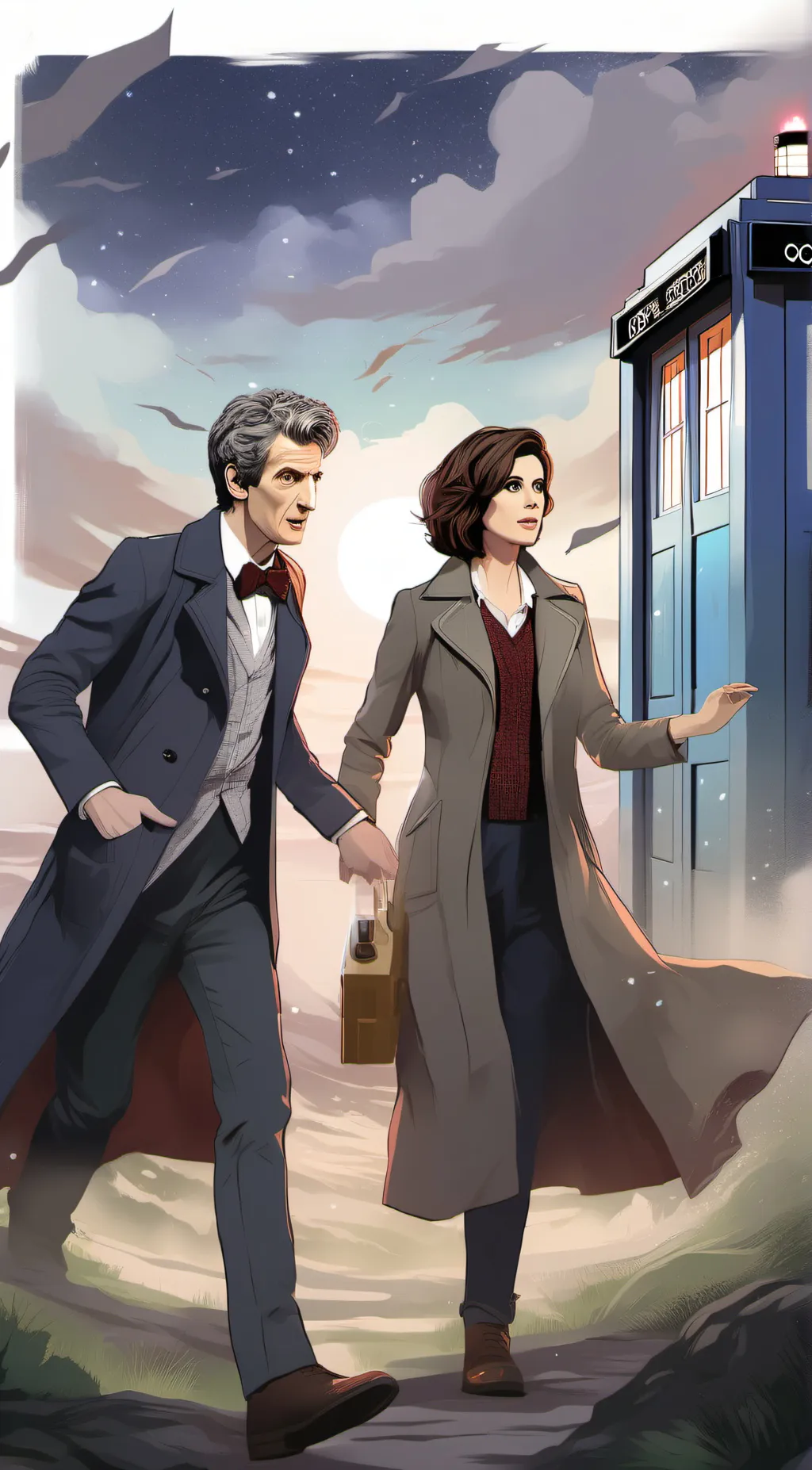 ai character: doctor who background