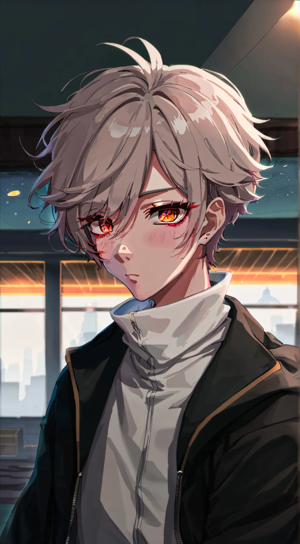 ai character: Leo background