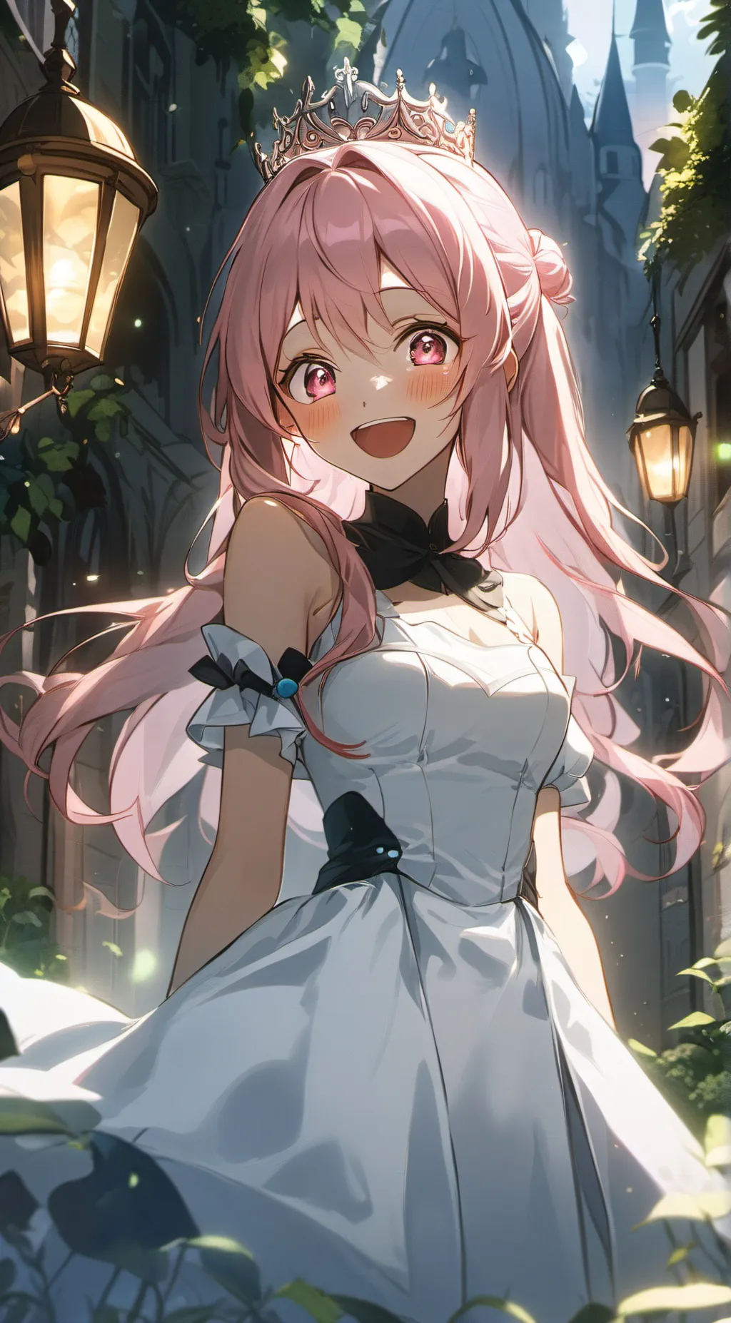 ai character: Rose background