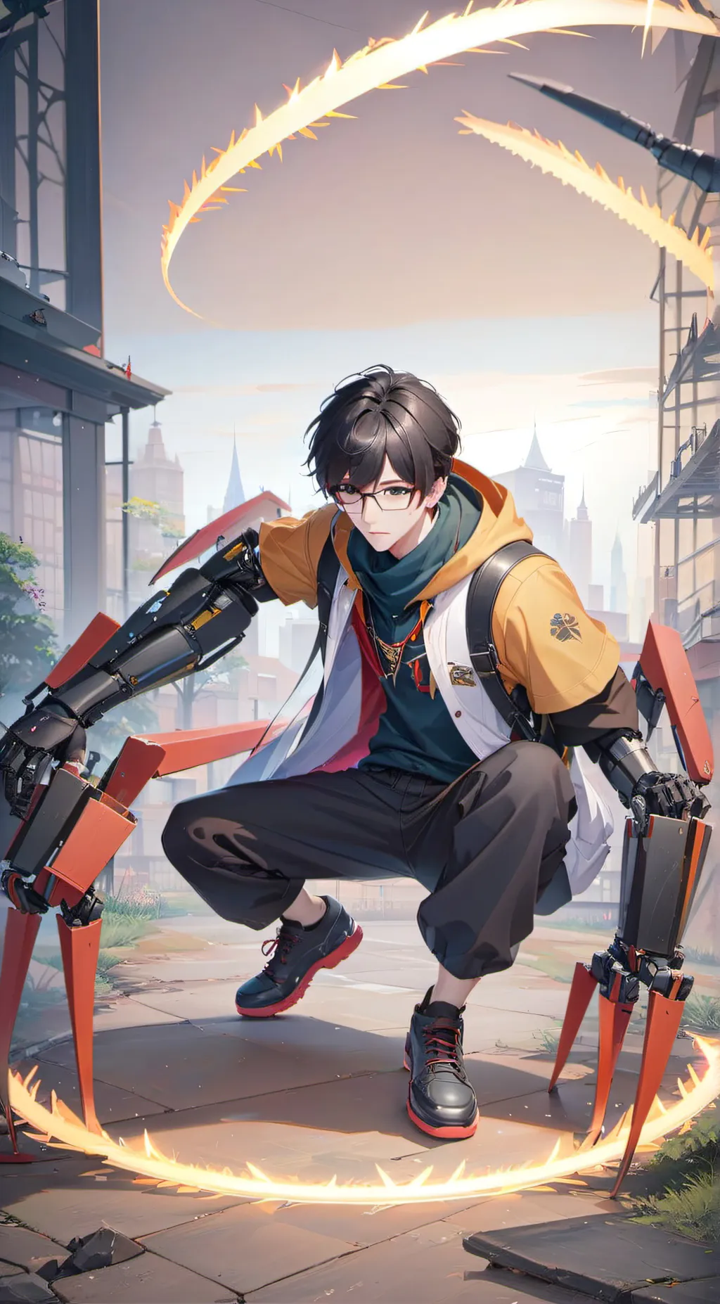 ai character: Nathann background