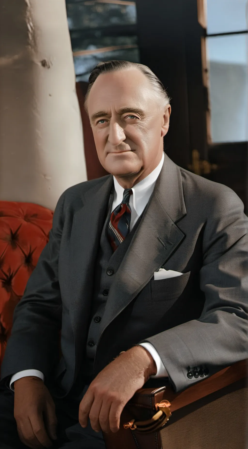 ai character: FDR background