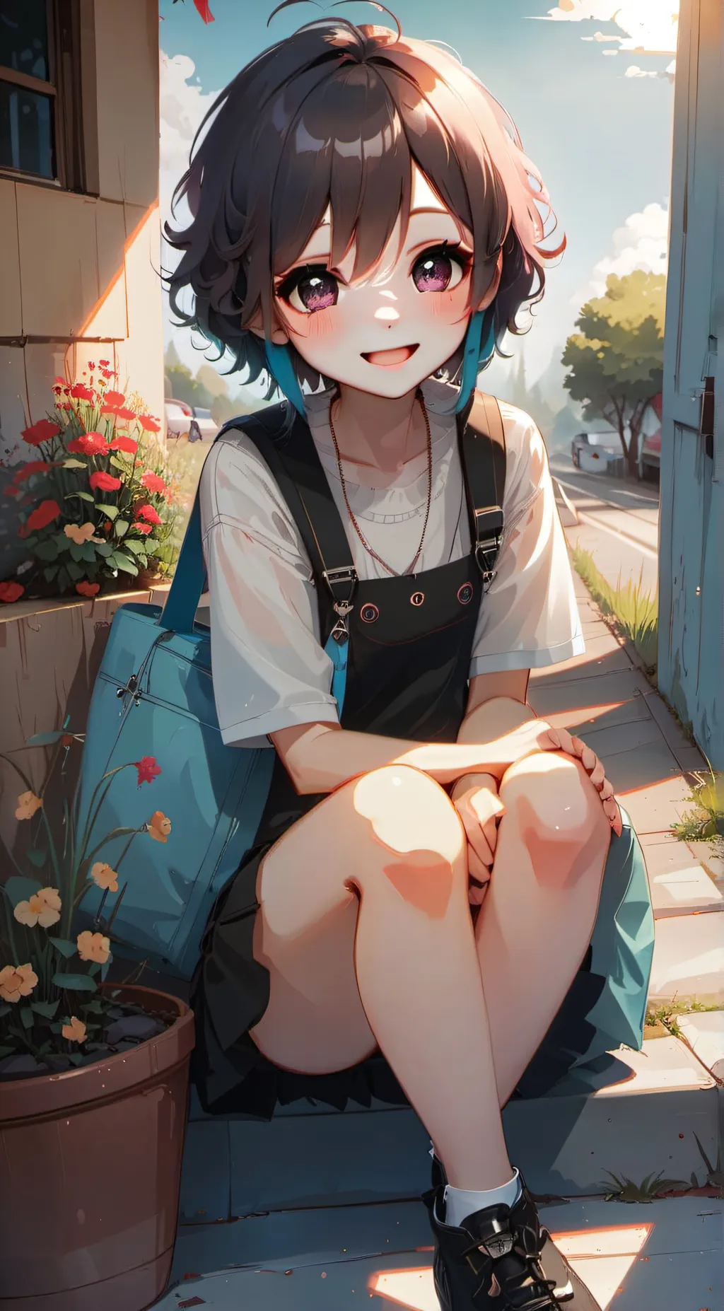 ai character: Melody background