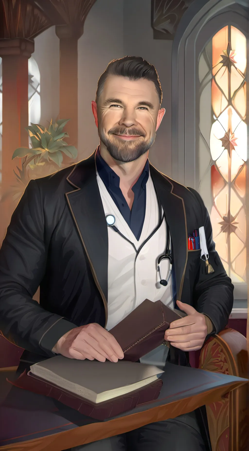 ai character: Dr Taylor Marshall background