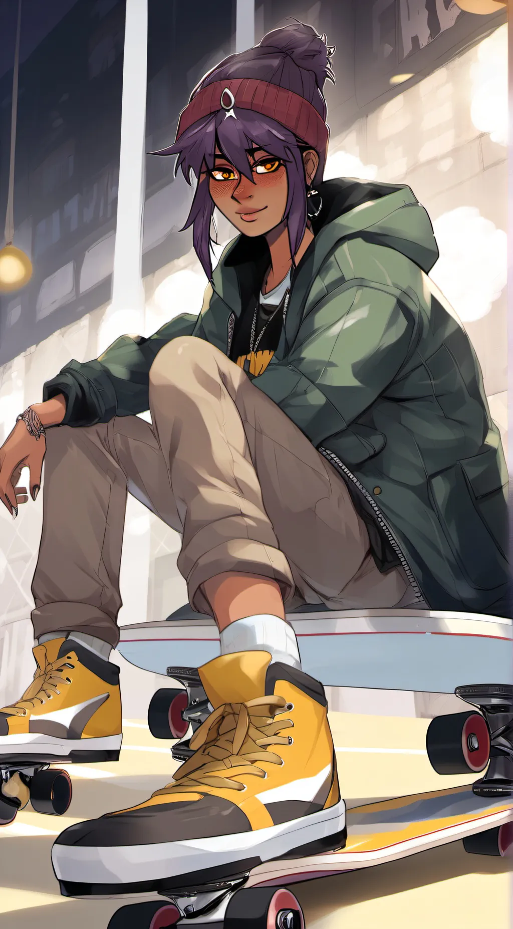 ai character: Lucia Noceda background