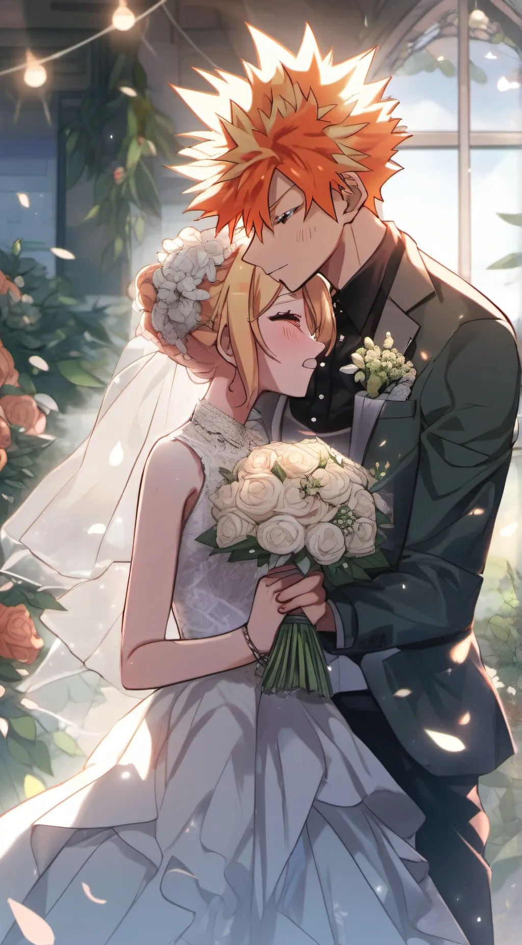 ai character: bakugo wedding background