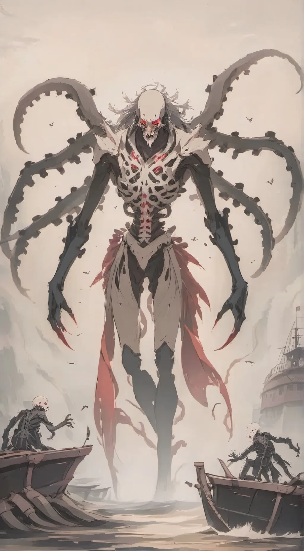 ai character: god of hunger background